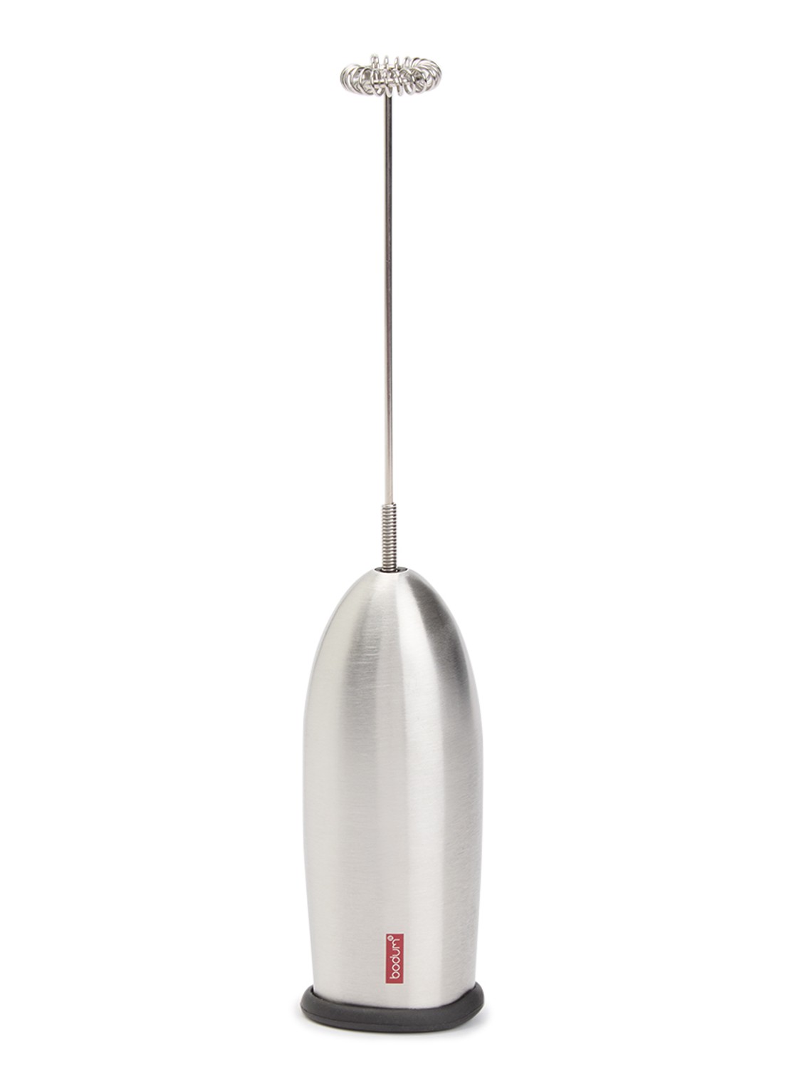 Bodum Schiuma melkopschuimer - voorkant zilver