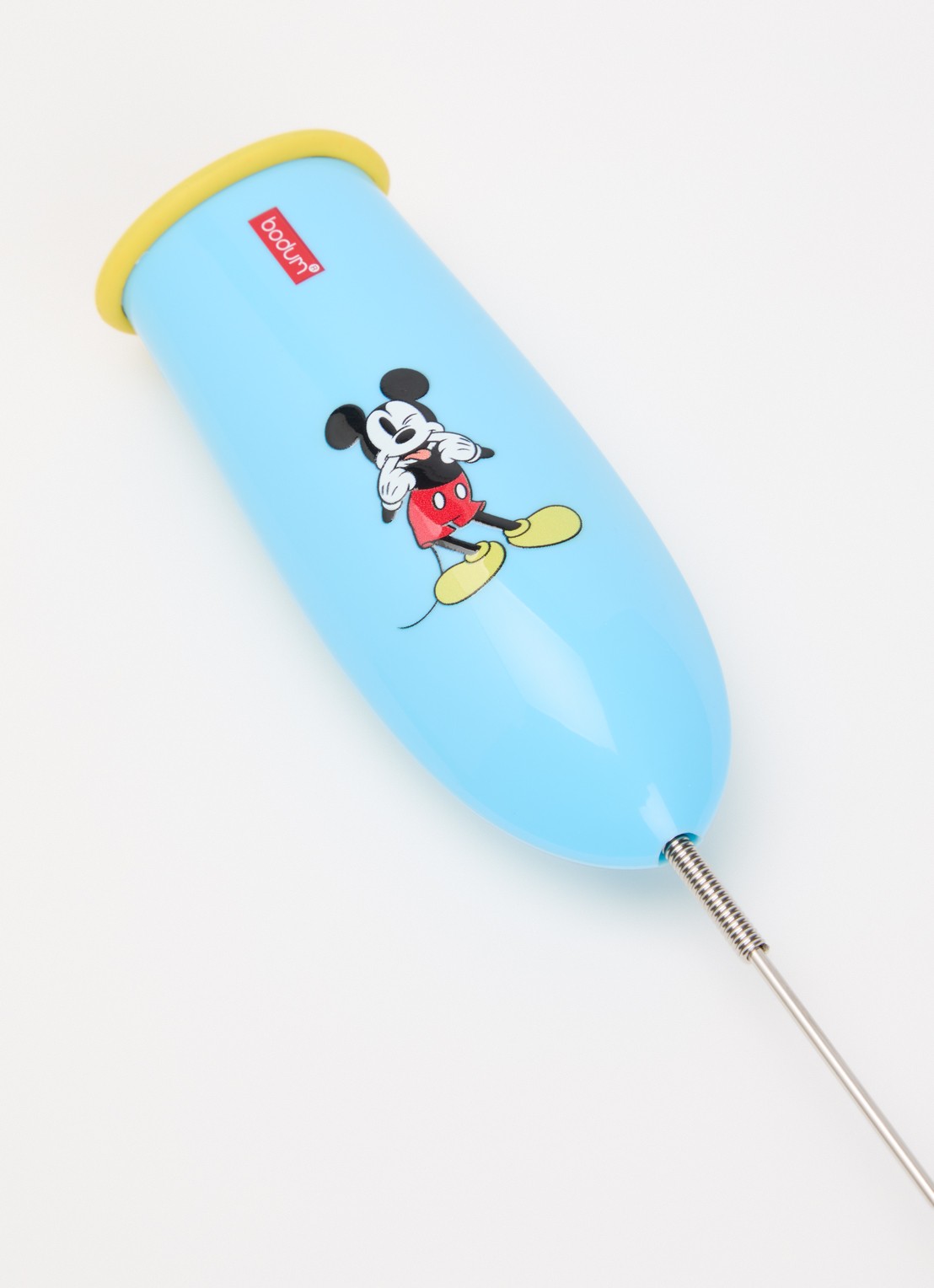 Bodum Schiuma melkopschuimer - voorkant 2 aquablauw