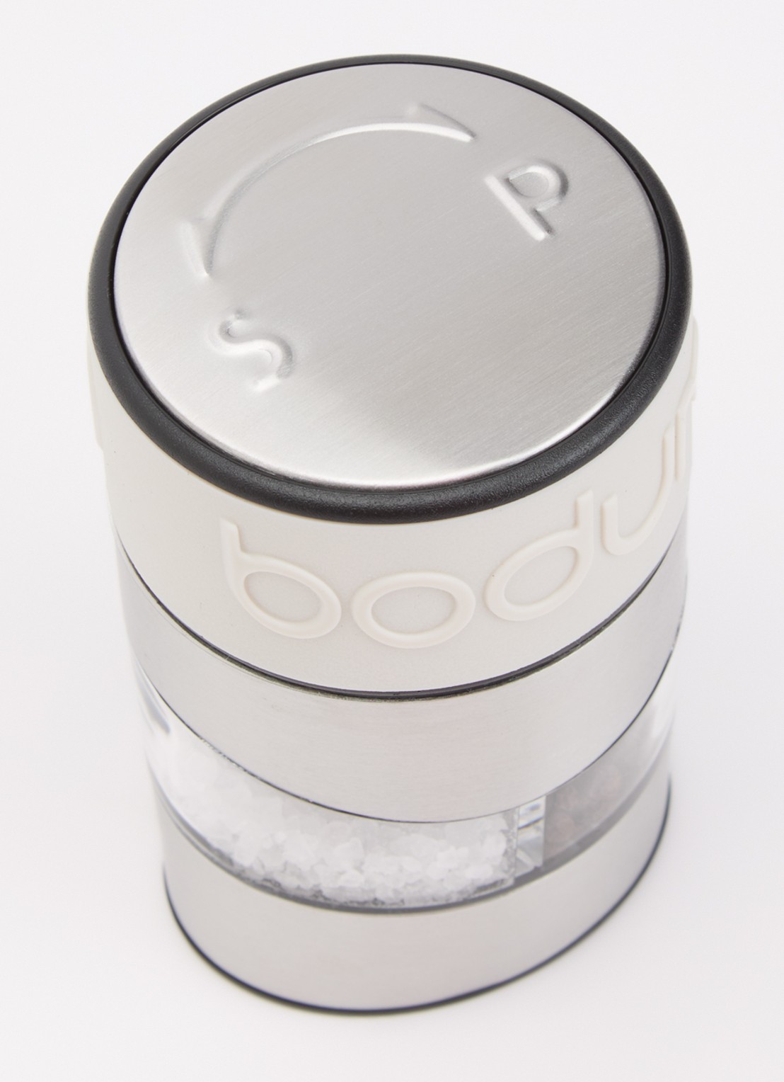 Bodum Zout- en pepermolen 11 cm - voorkant 2 wit