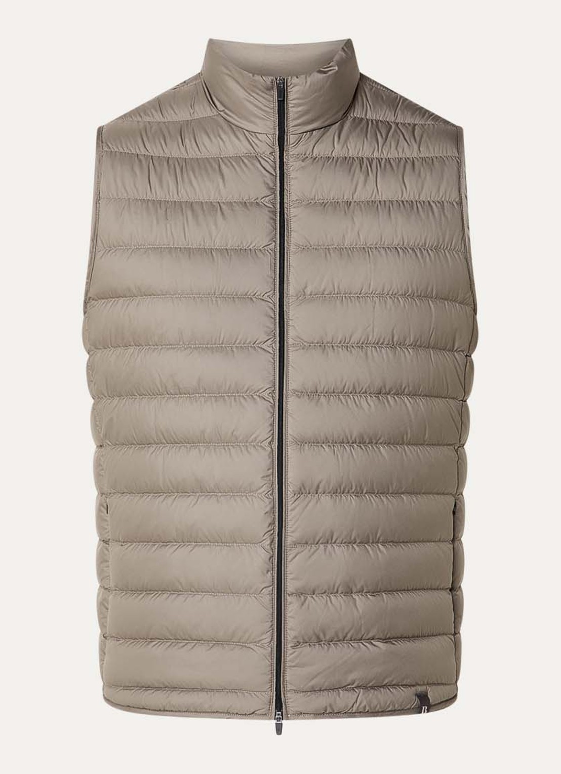 Boggi Milano Bodywarmer met ritszakken - voorkant 2 zand