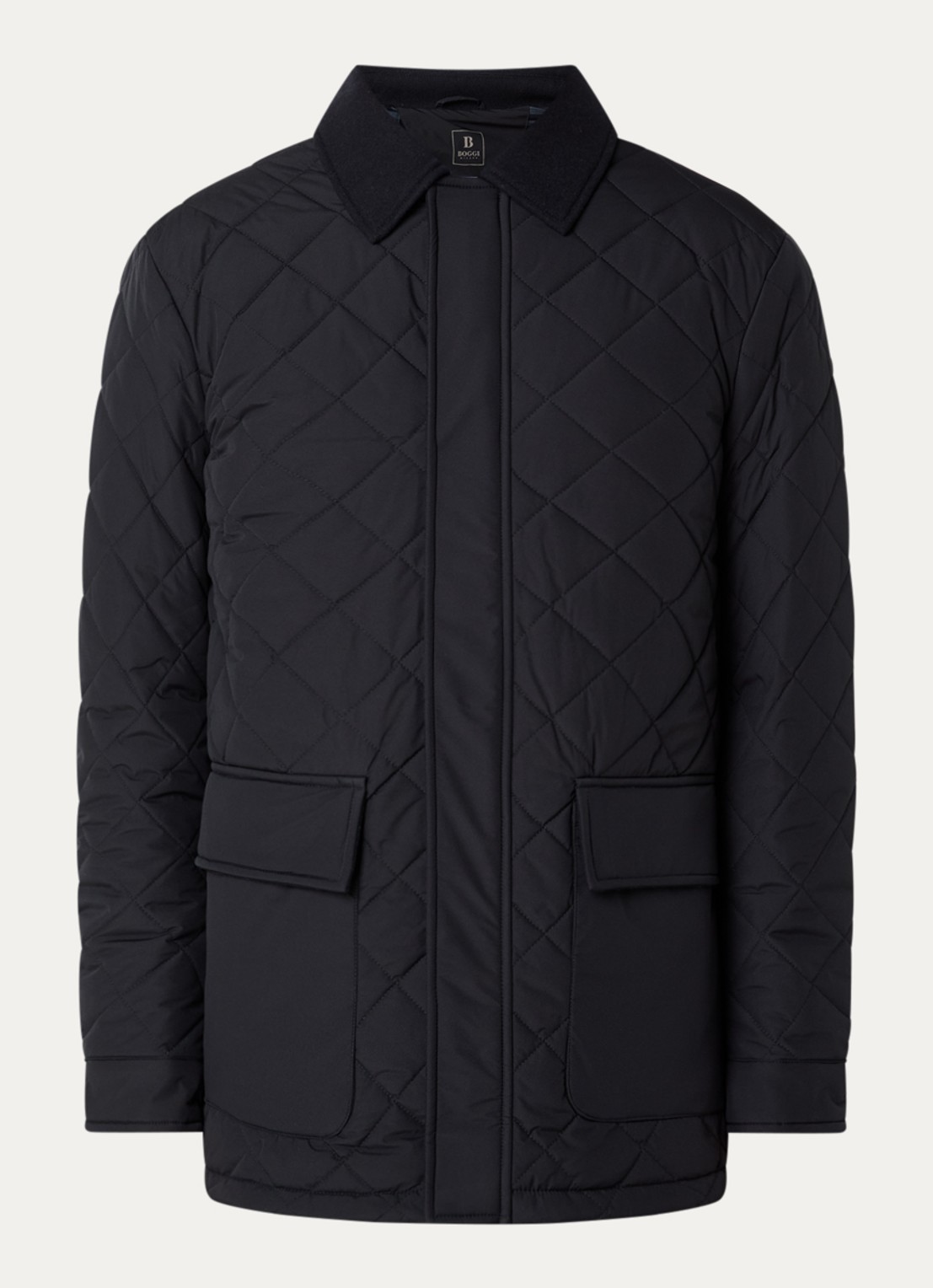 Boggi Milano Jack met klepzakken - voorkant donkerblauw