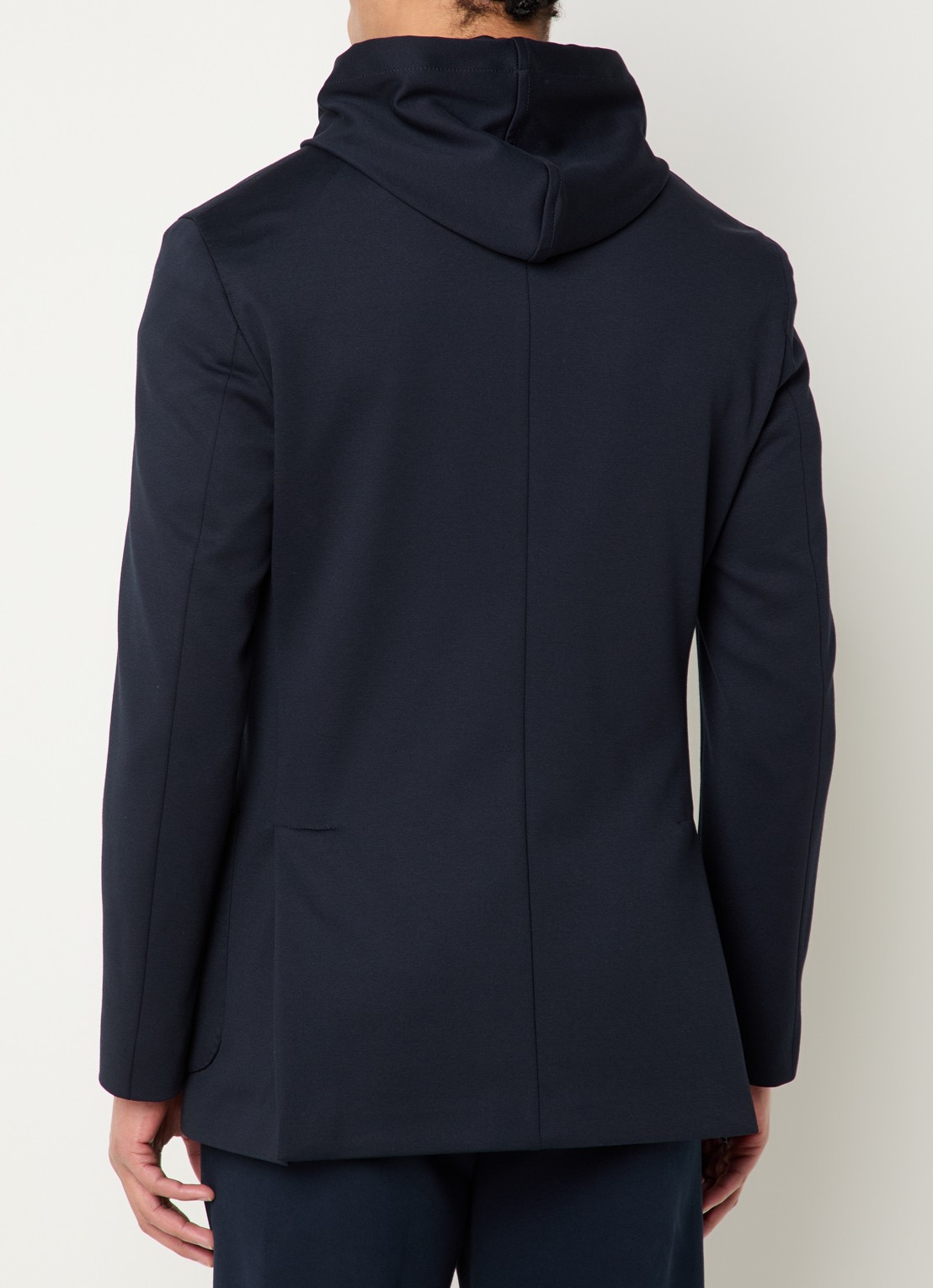 Boggi Milano Regular fit colbert met uitneembare voering - achterkant 4 donkerblauw