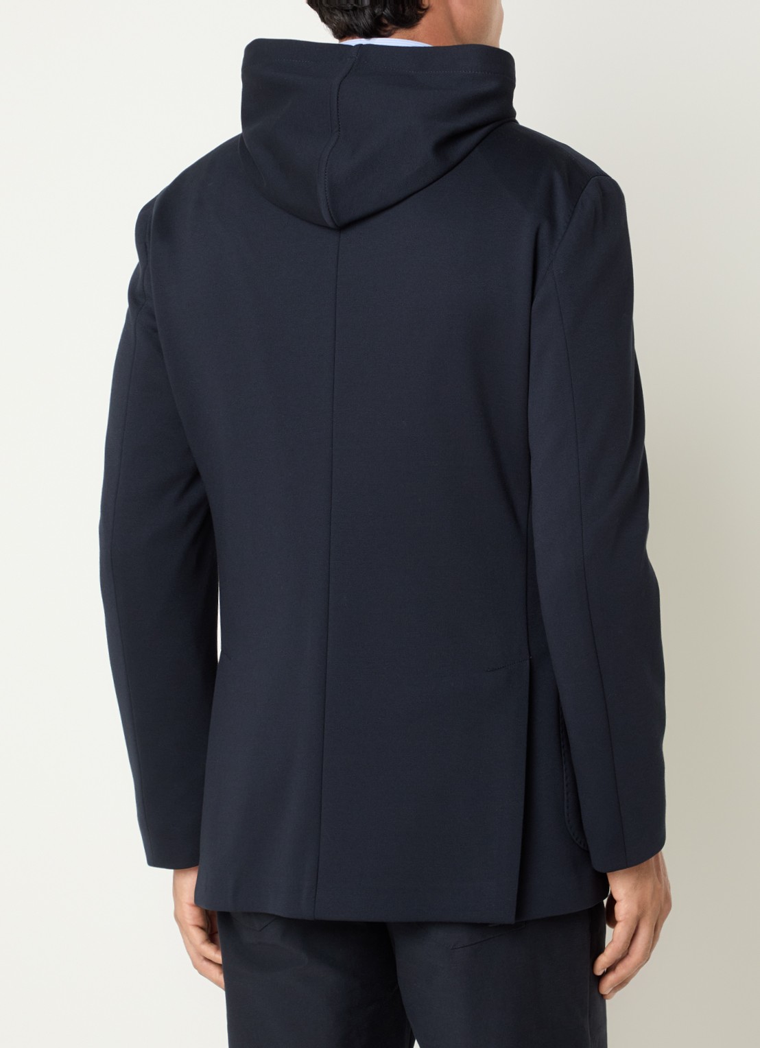 Boggi Milano Regular fit colbert met uitneembare voering - achterkant 4 donkerblauw