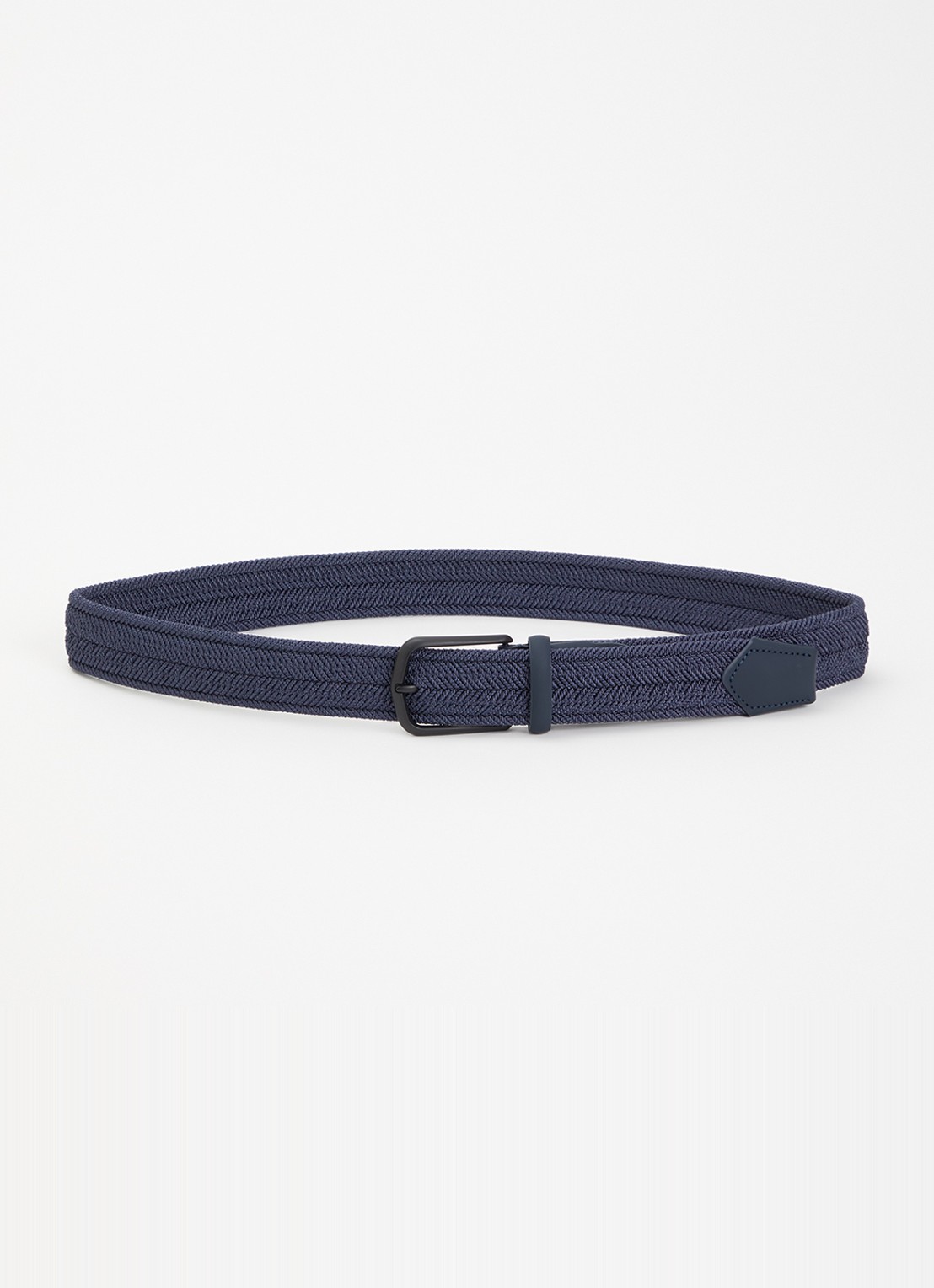 Boggi Milano Riem met leren details - voorkant donkerblauw