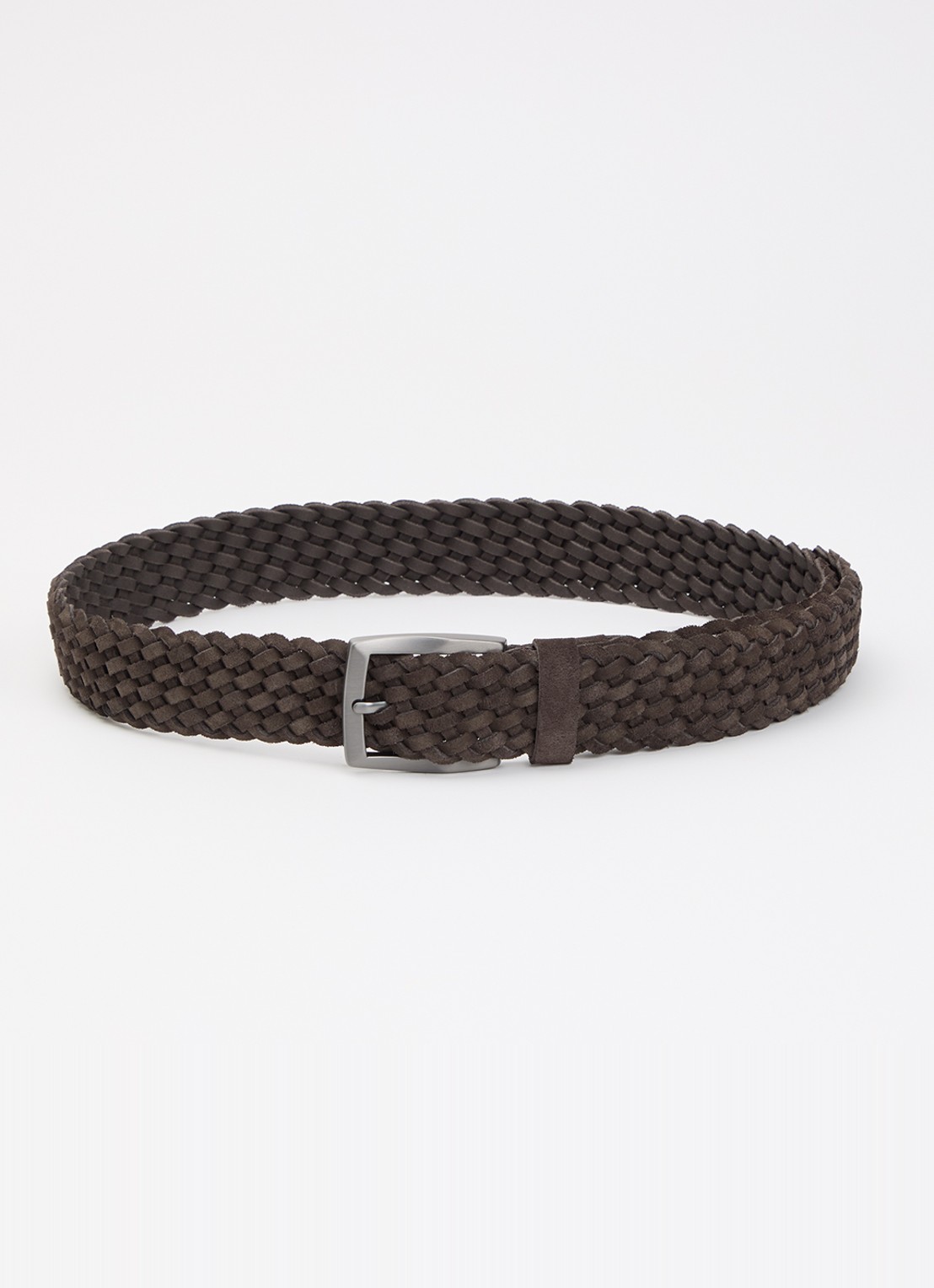 Boggi Milano Riem van suède - voorkant donkerblauw