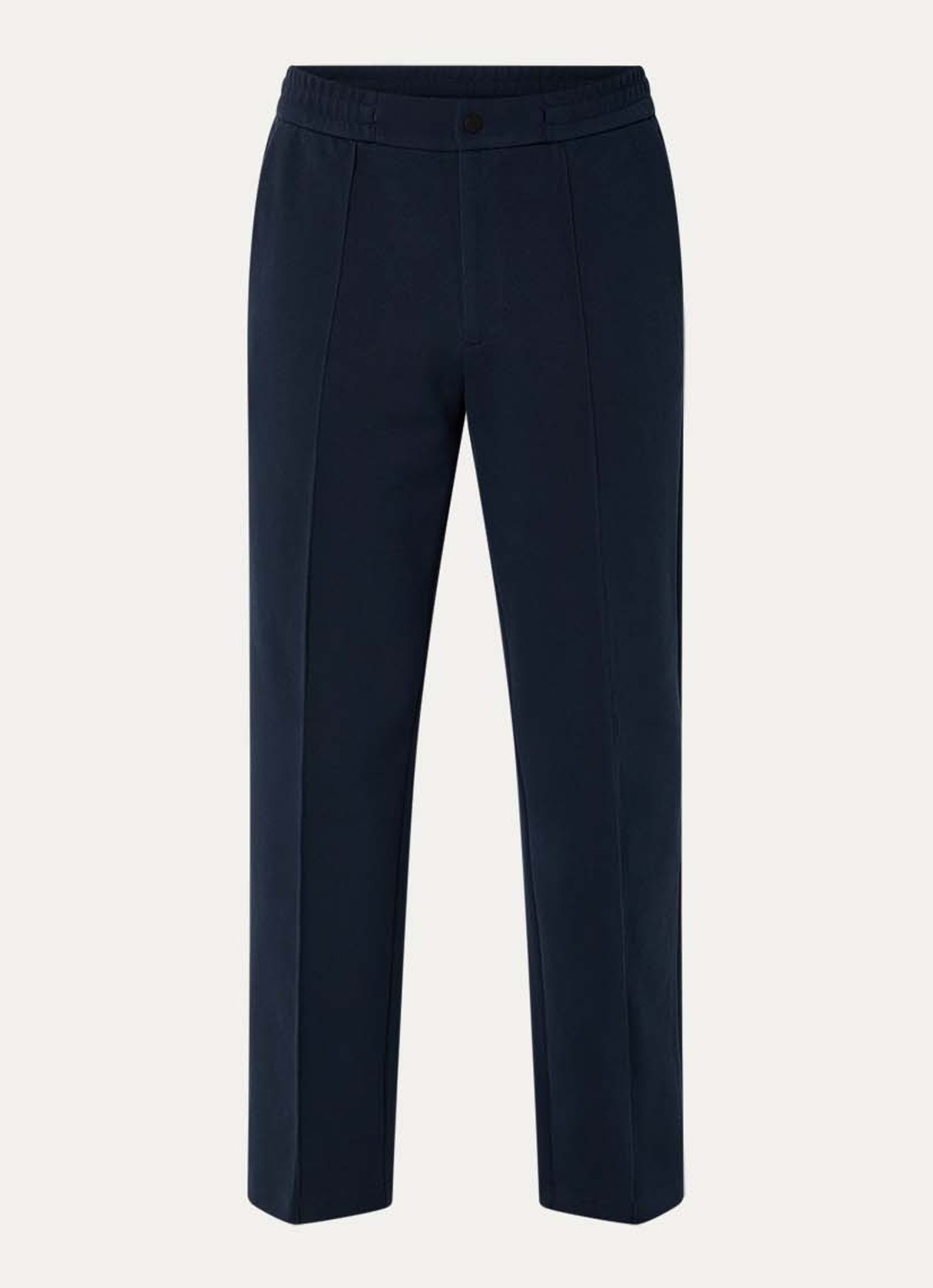 Boggi Milano Slim fit chino met steekzakken - voorkant 2 donkerblauw