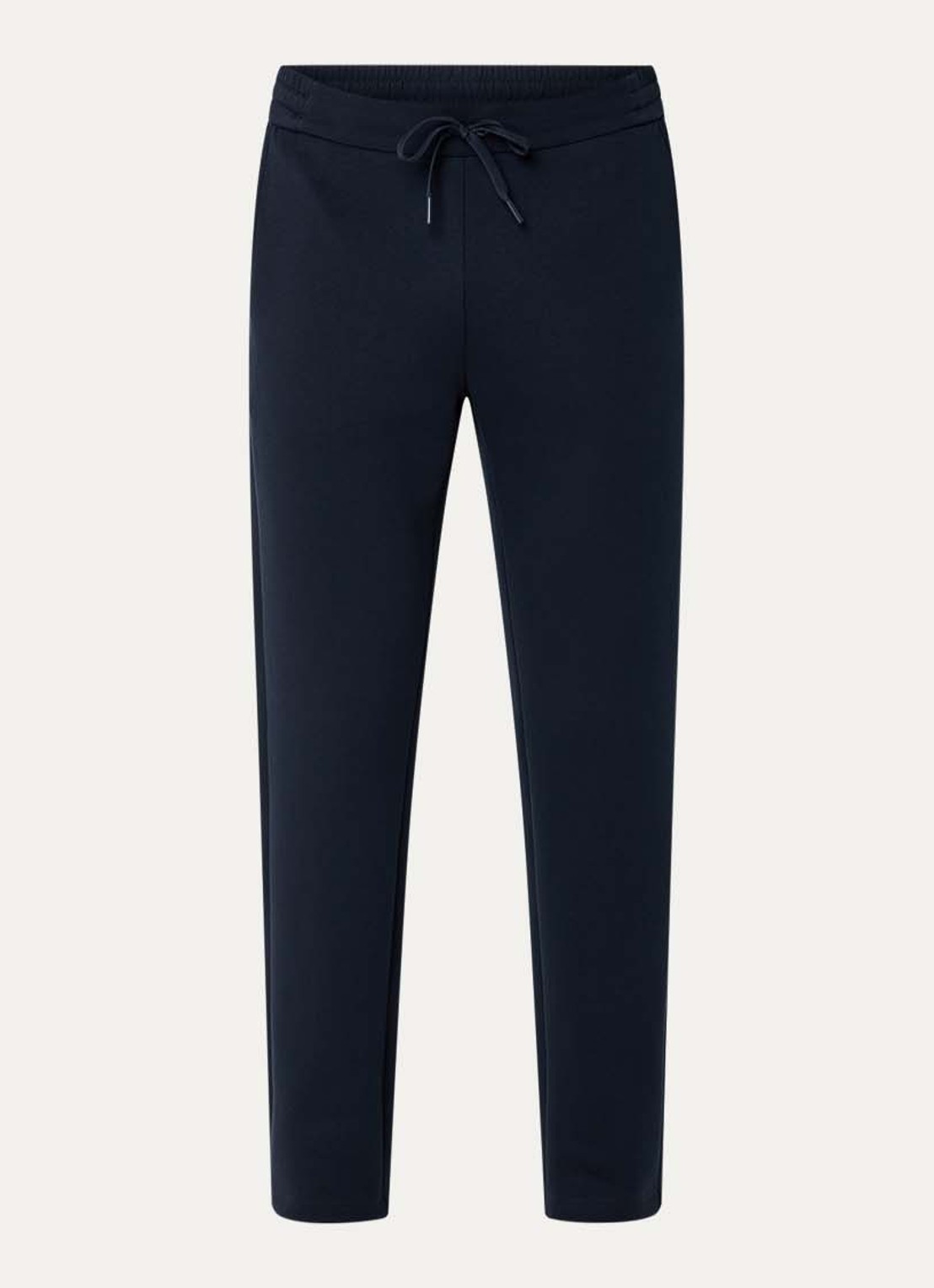 Boggi Milano Slim fit chino met steekzakken - voorkant 4 donkerblauw