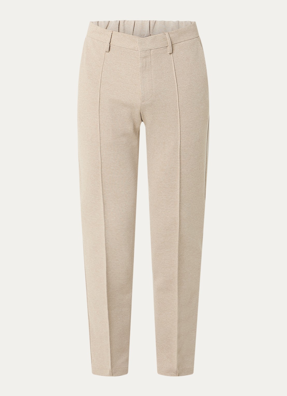 Boggi Milano Slim fit pantalon met steekzakken - voorkant 2 beige