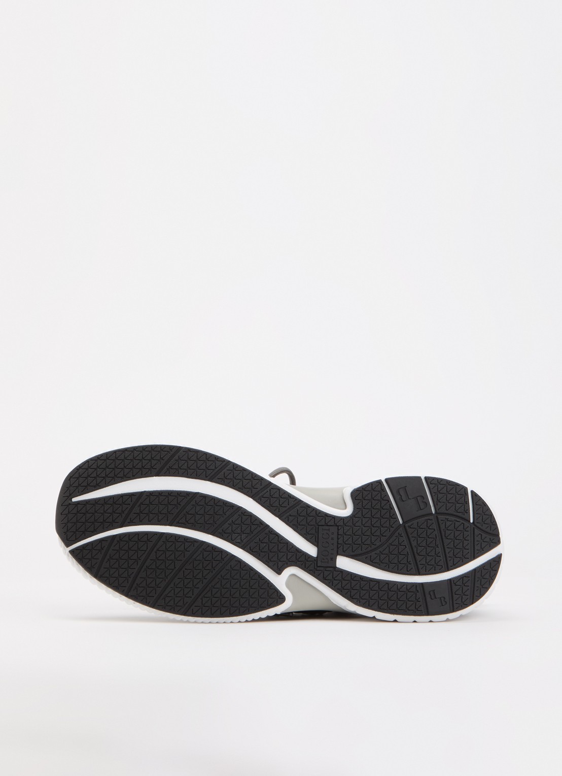 Boggi Milano Sneaker van mesh met logo - detail 5 grijs