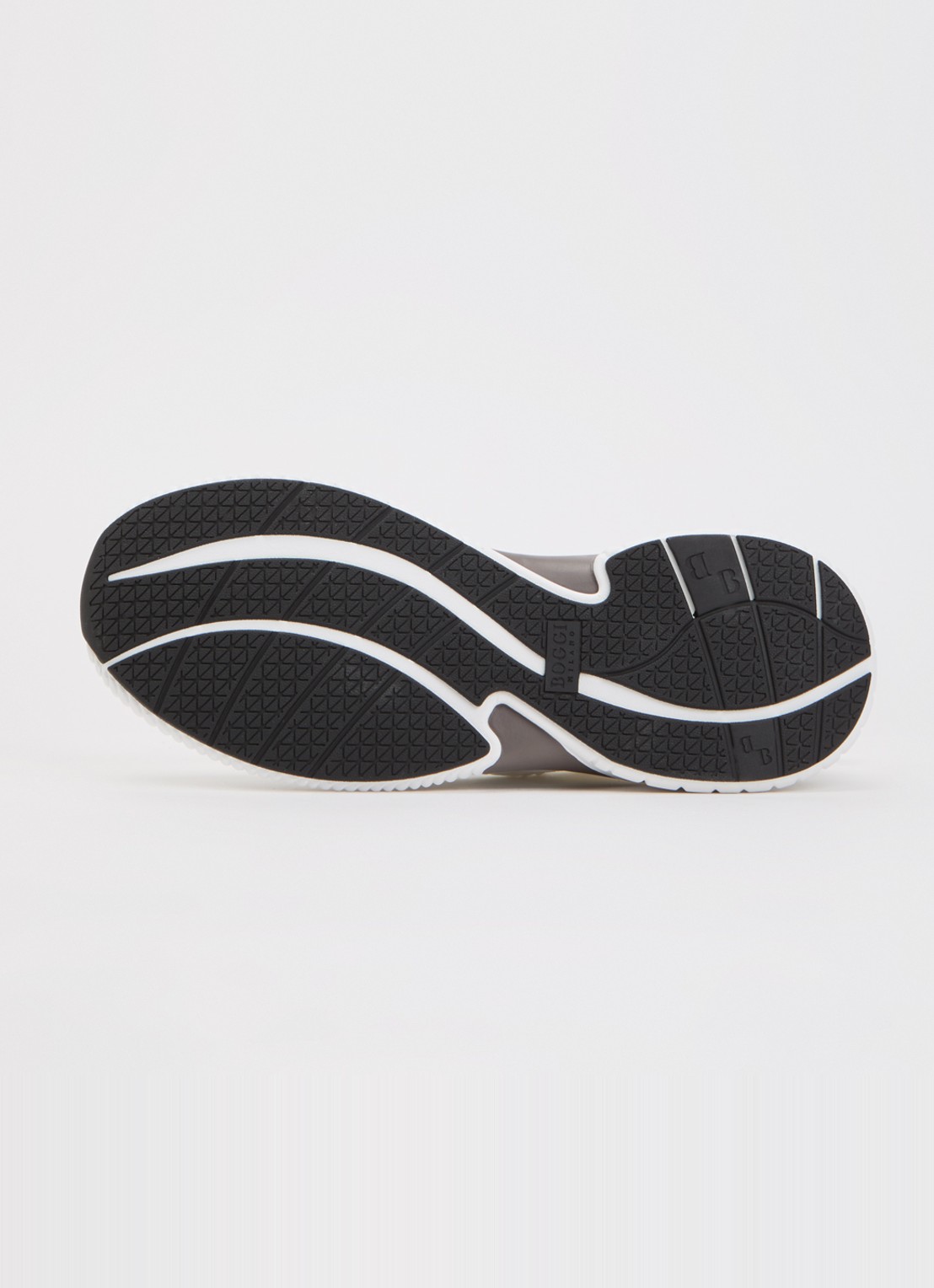 Boggi Milano Sneaker van mesh met logo - detail 5 wit