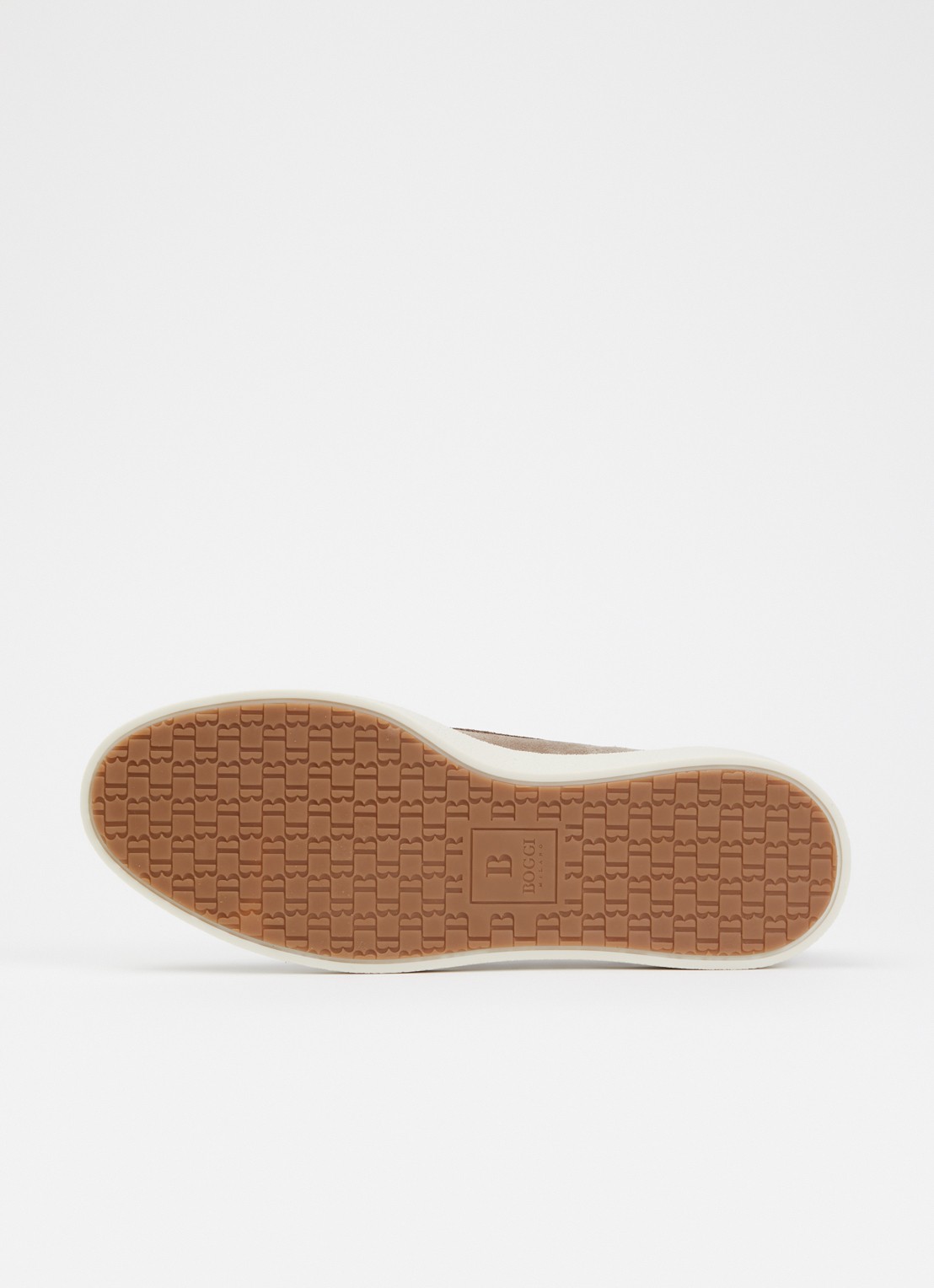 Boggi Milano Stratus slip-on van suède - detail 3 lichtbruin