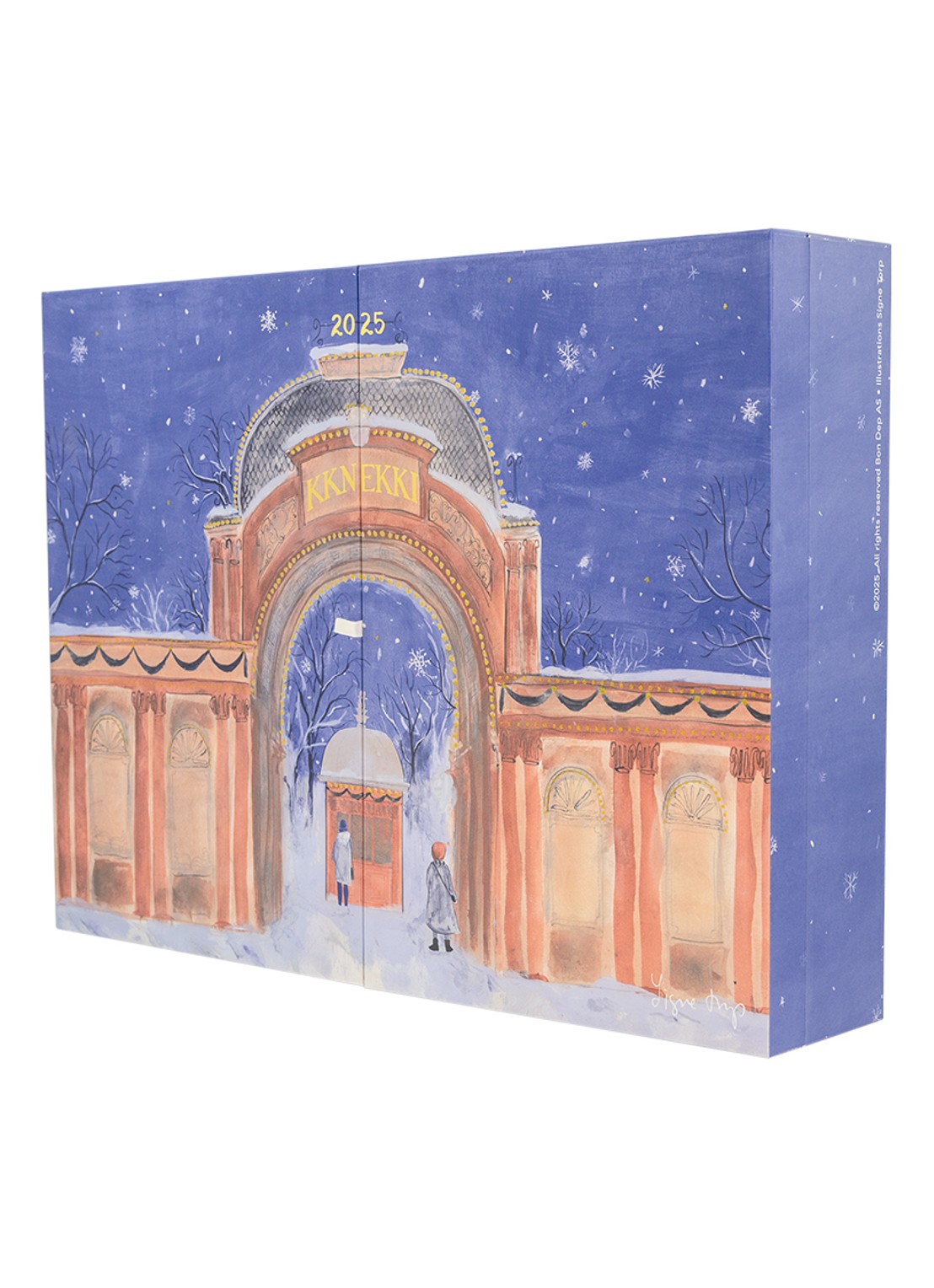 Bon Dep Kknekki Christmas Adventskalender haarelastiekjes 41 stuks - detail 3 multicolor