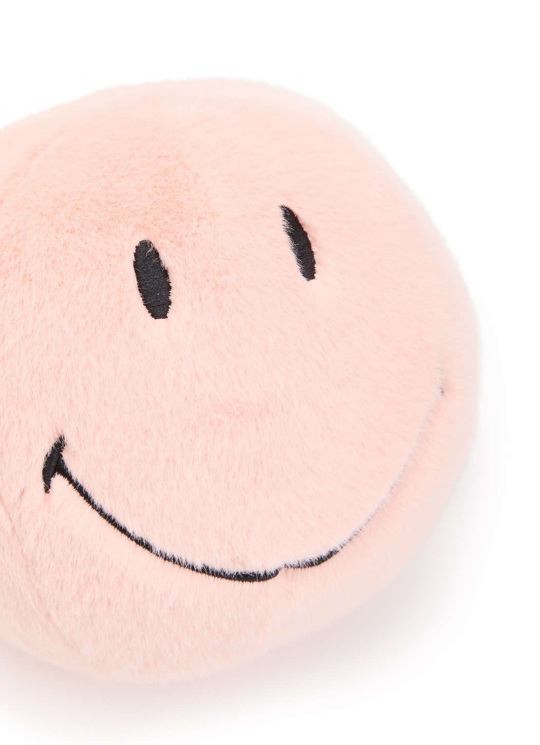 Bon Ton Toys Smiley Fuzzy knuffel 13 cm - detail 2 lichtroze