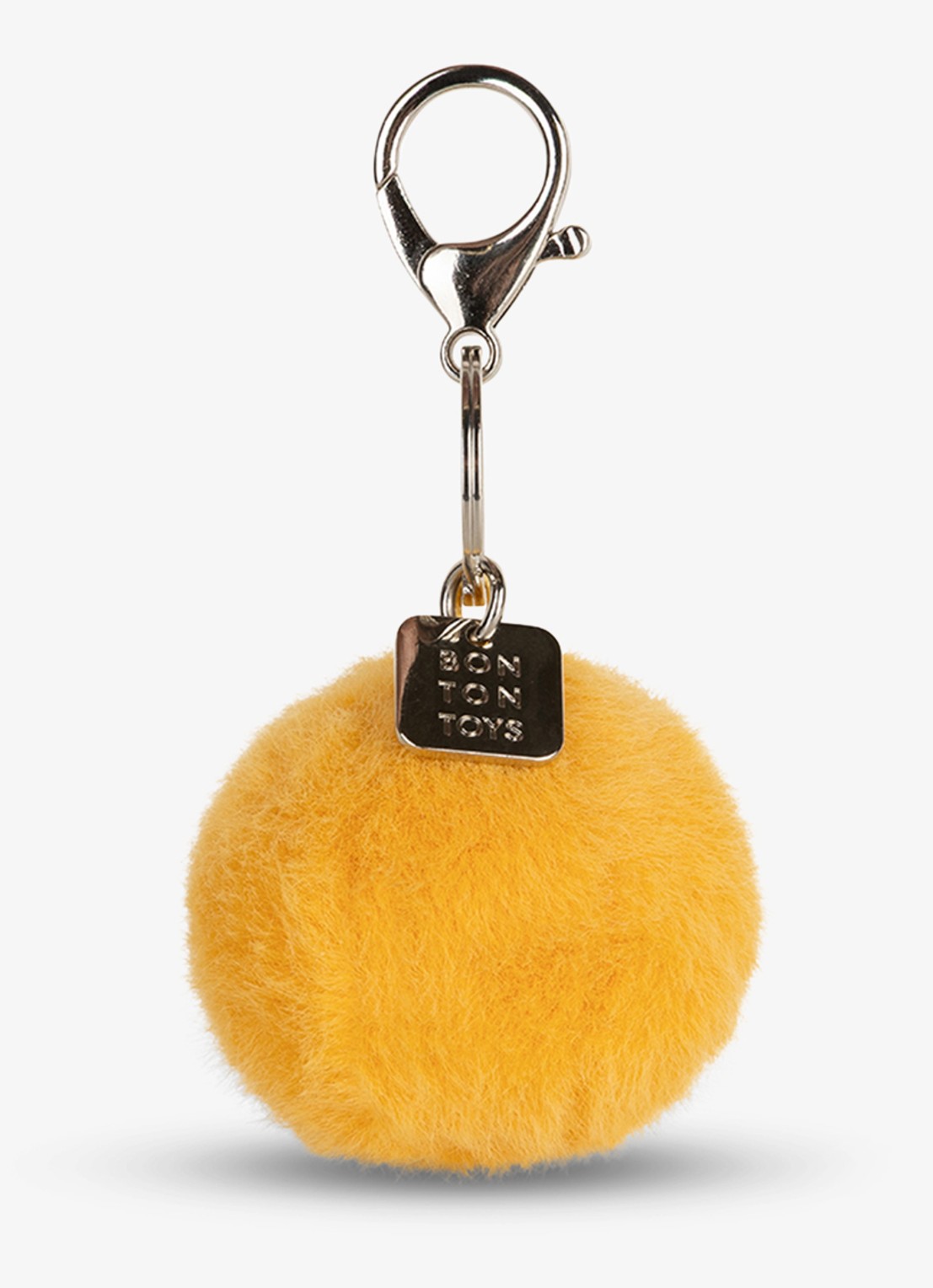 Bon Ton Toys Smiley Fuzzy sleutelhanger - achterkant geel