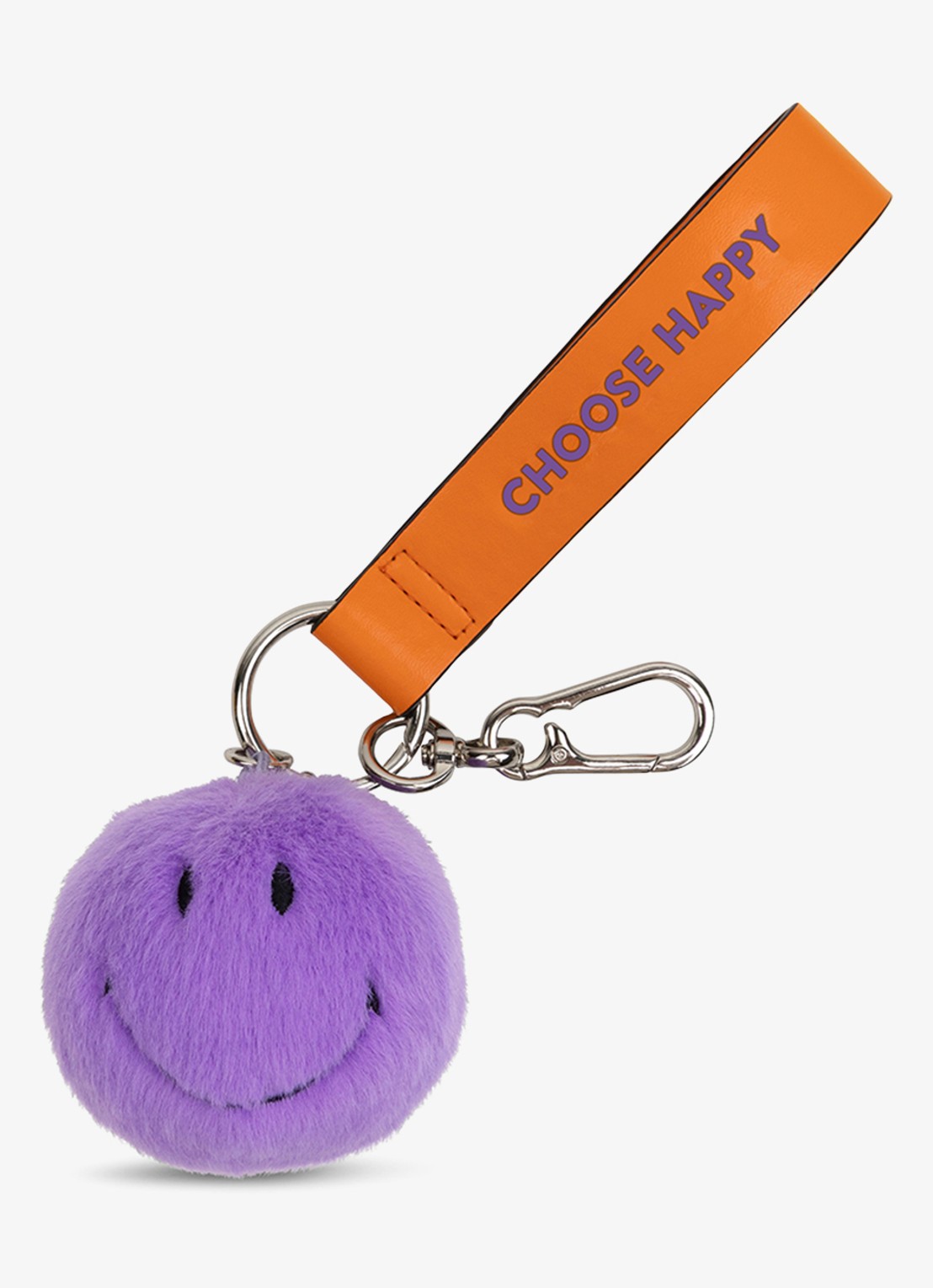 Bon Ton Toys Smiley fuzzy tasbedel - voorkant 2 paars