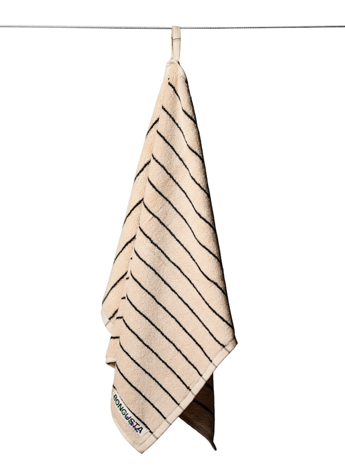 Bongusta Naram badhanddoek - 600 gr/m2 - 50 x 80 cm - voorkant zand