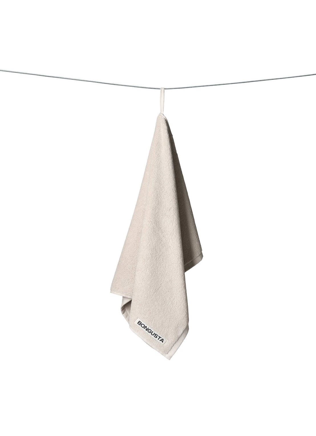 Bongusta Naram badhanddoek - 600 gr/m2 - 50 x 80 cm - voorkant beige