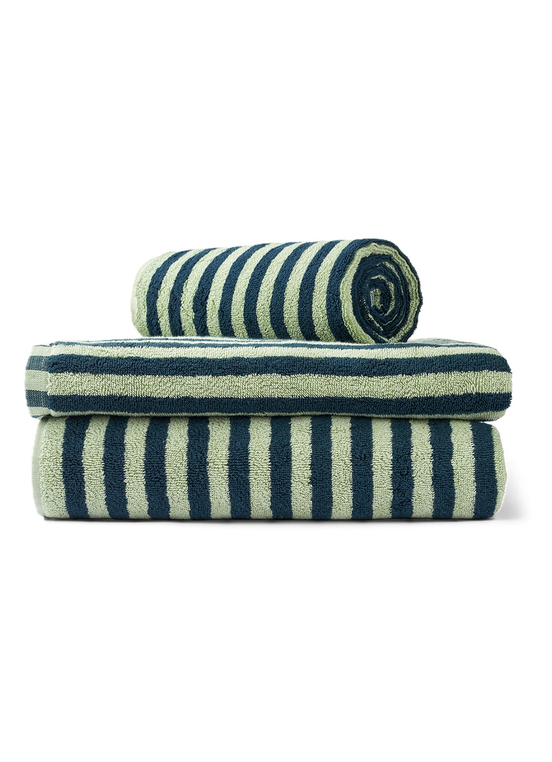 Bongusta Naram badhanddoek - 600 gr/m2 - 50 x 80 cm - detail 5 groen