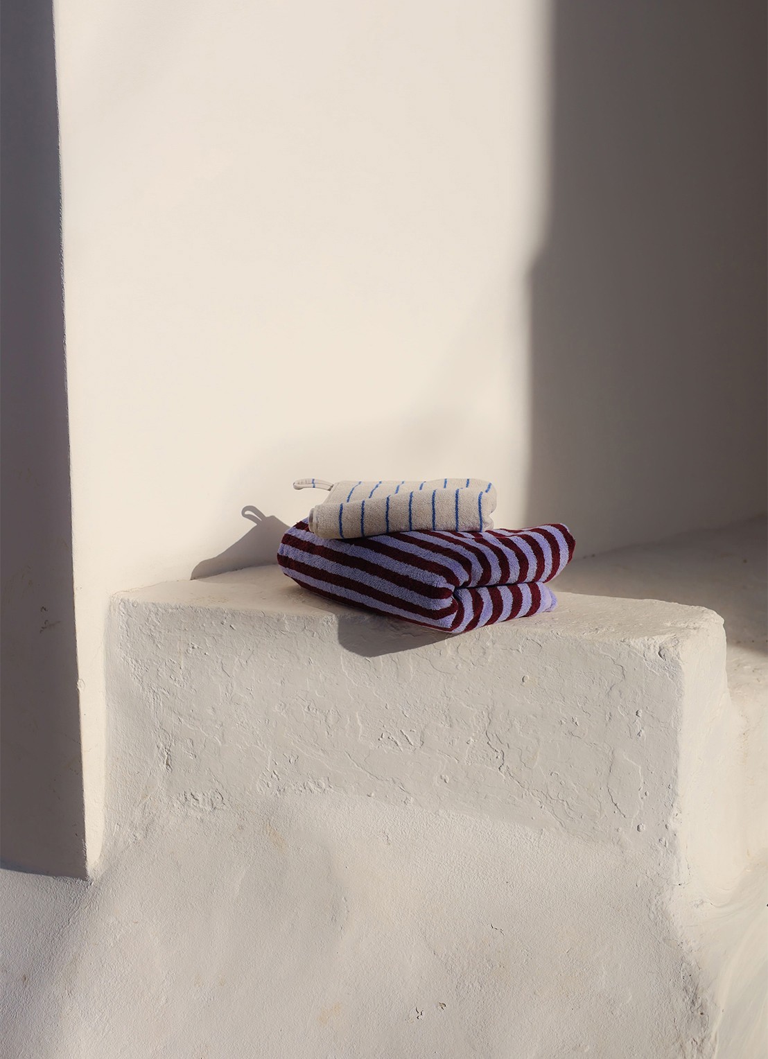Bongusta Naram badhanddoek - 600 gr/m2 - 70 x 140 cm - detail 3 lavendel
