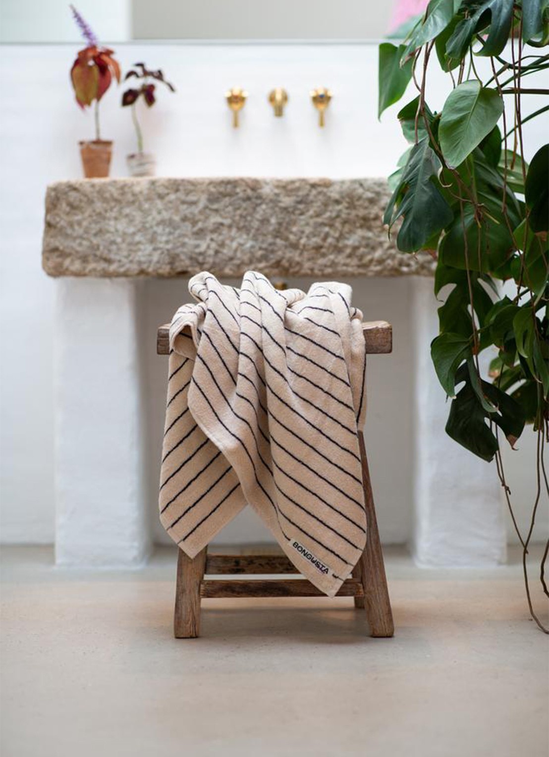 Bongusta Naram badlaken - 600 gr/m2 - 150 x 100 cm - voorkant 5 zand