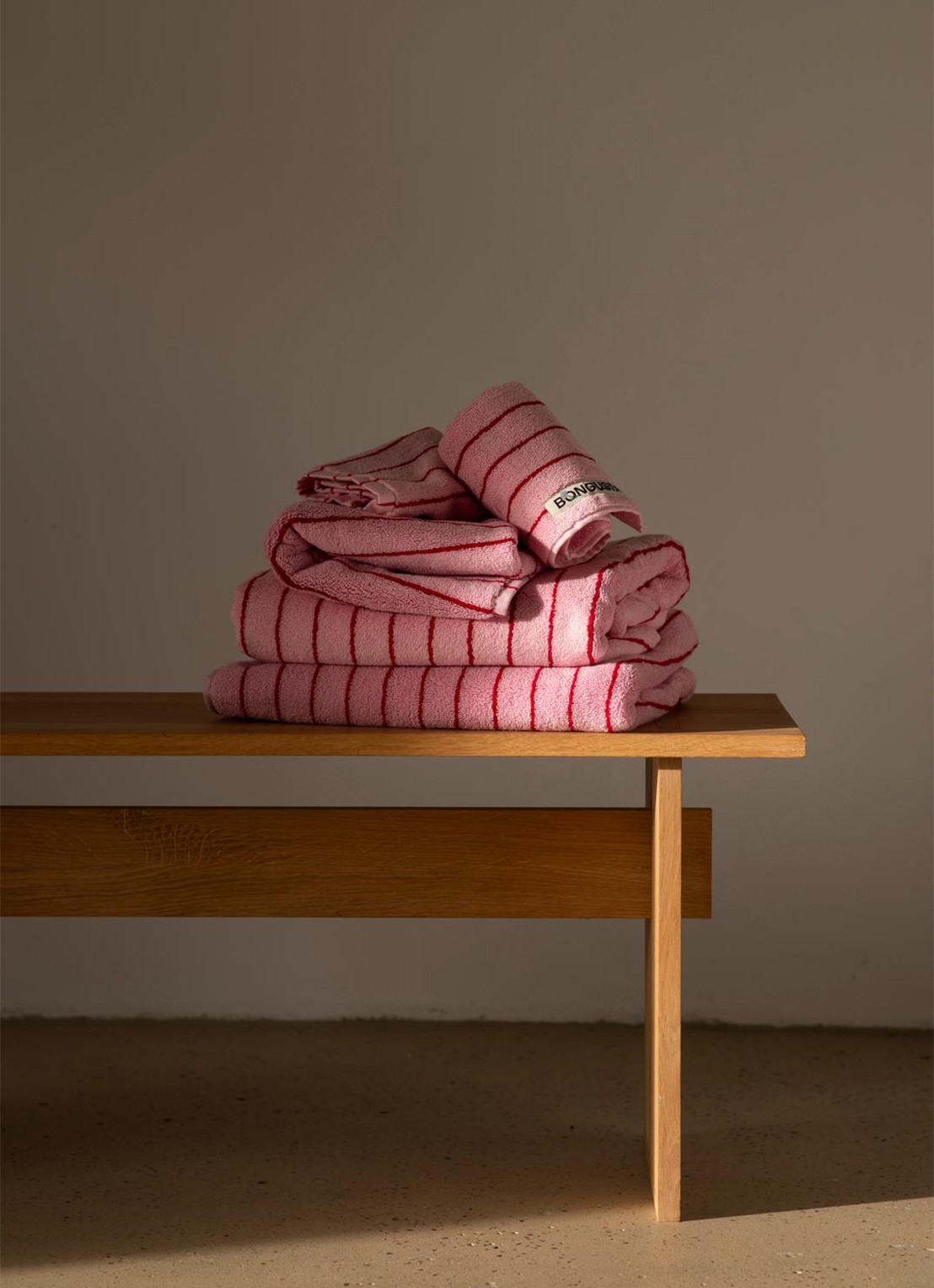 Bongusta Naram badlaken - 600 gr/m2 - 150 x 100 cm - detail 5 roze