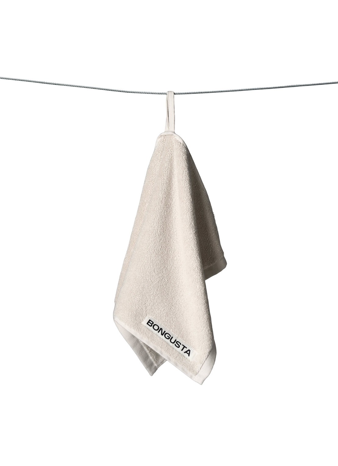 Bongusta Naram gastendoek - 600 gr/m2 - 50 x 30 cm - voorkant beige