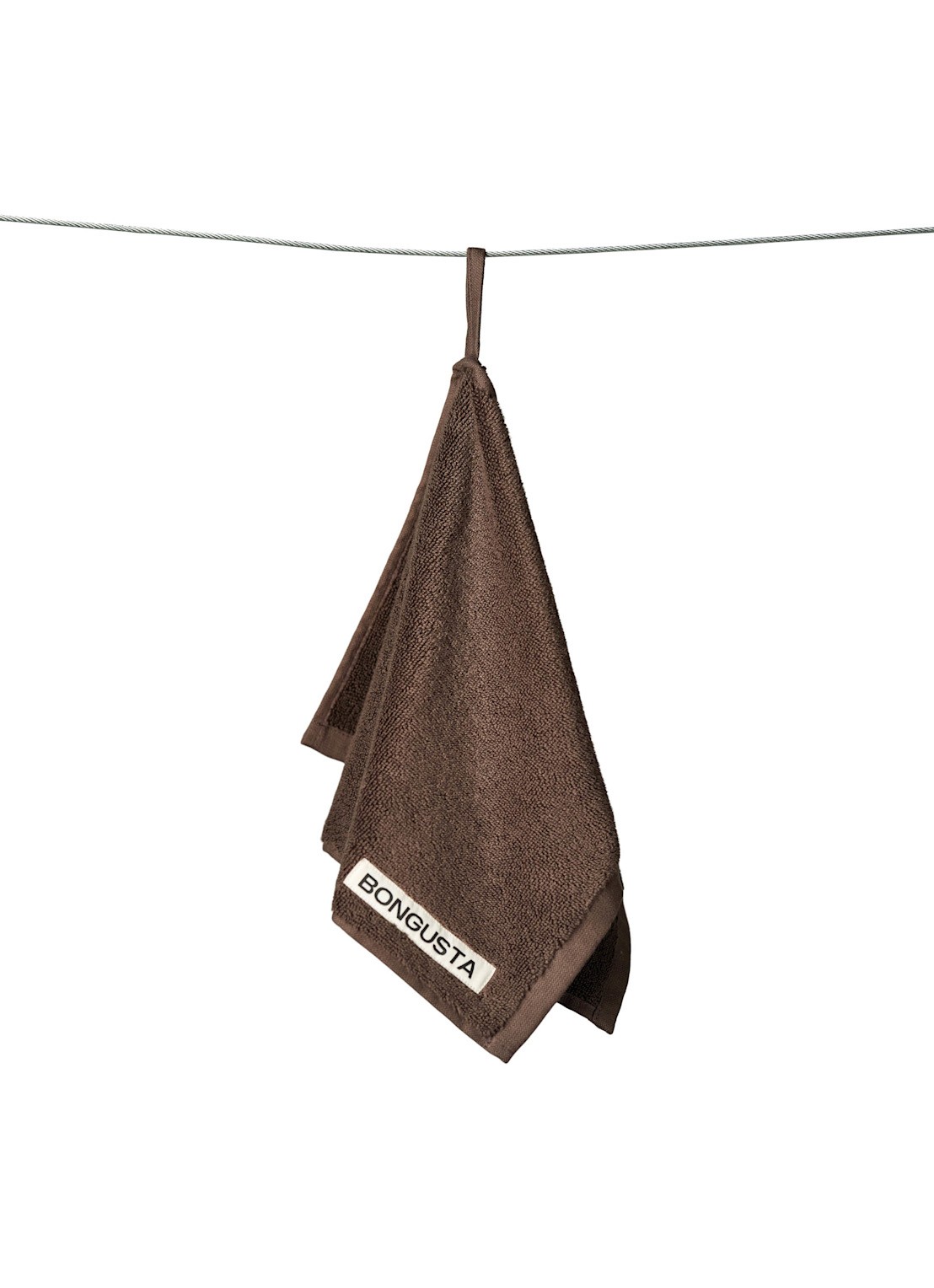 Bongusta Naram gastendoek - 600 gr/m2 - 50 x 30 cm - voorkant bruin