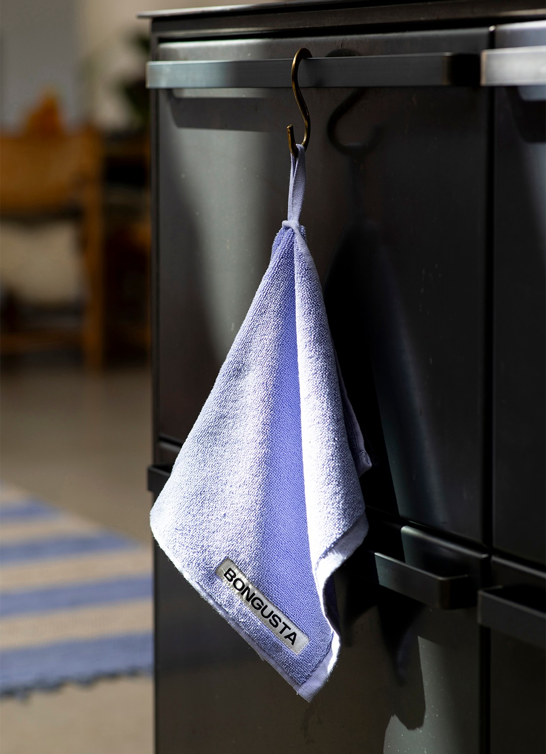 Bongusta Naram gastendoek - 600 gr/m2 - 50 x 30 cm - detail 4 blauw