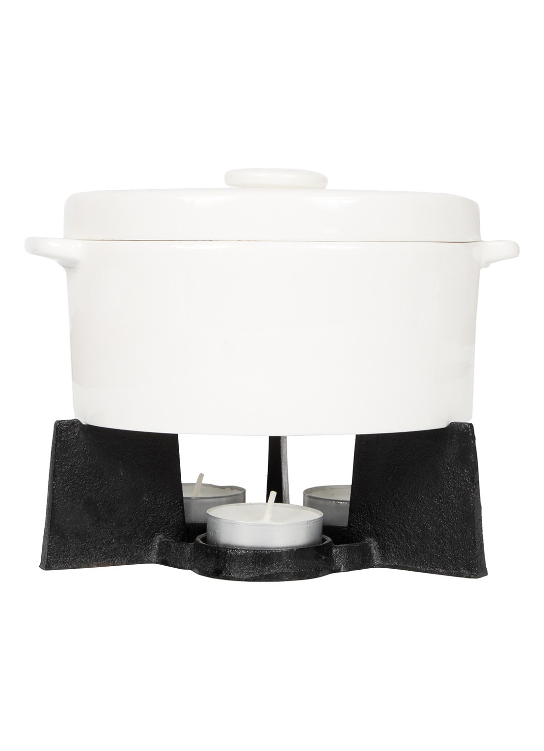 Boska Cheese Baker L fonduepan Ø15 cm - voorkant wit
