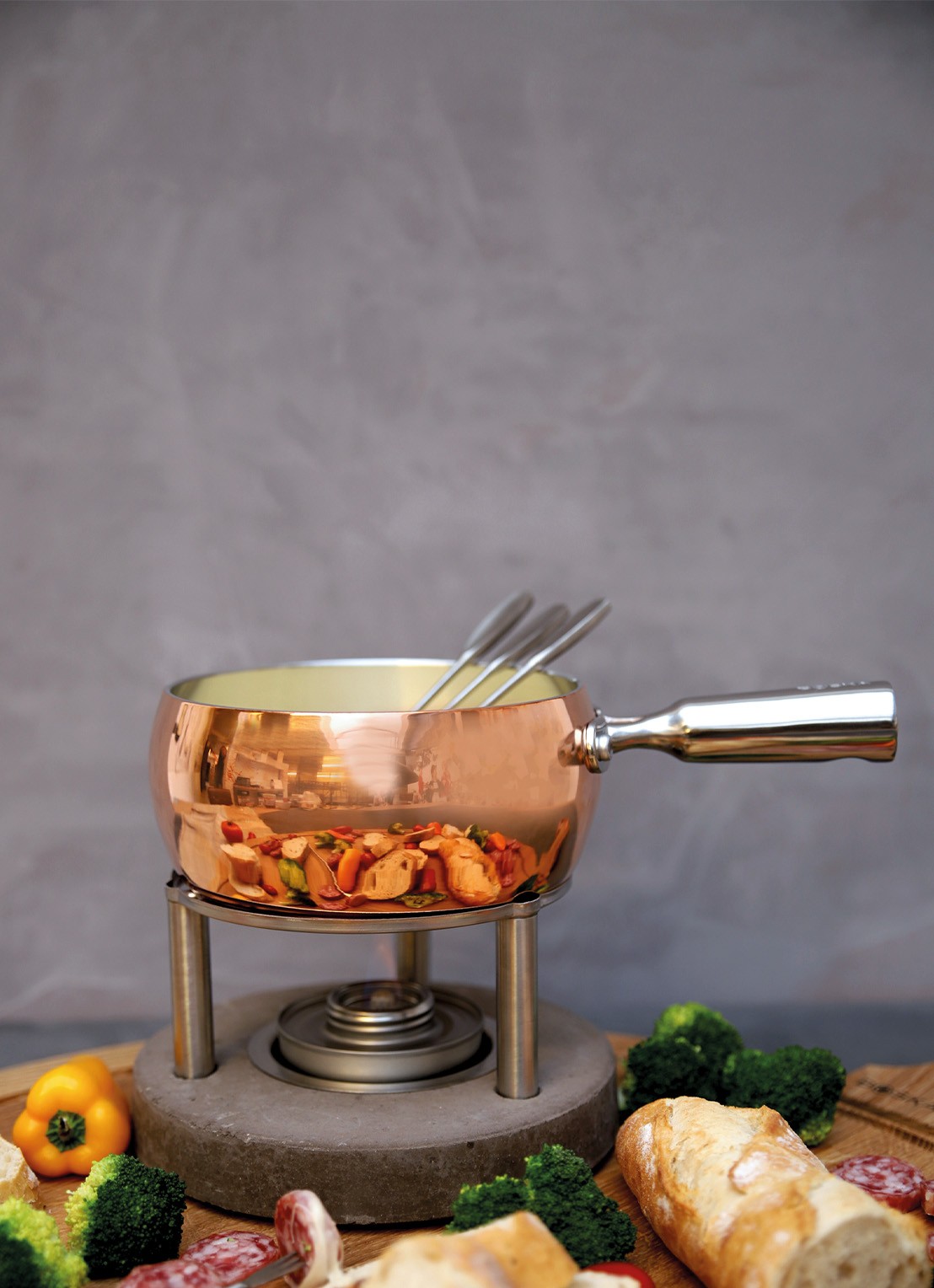Boska Life fondueset Ø20 cm - detail 4 koper