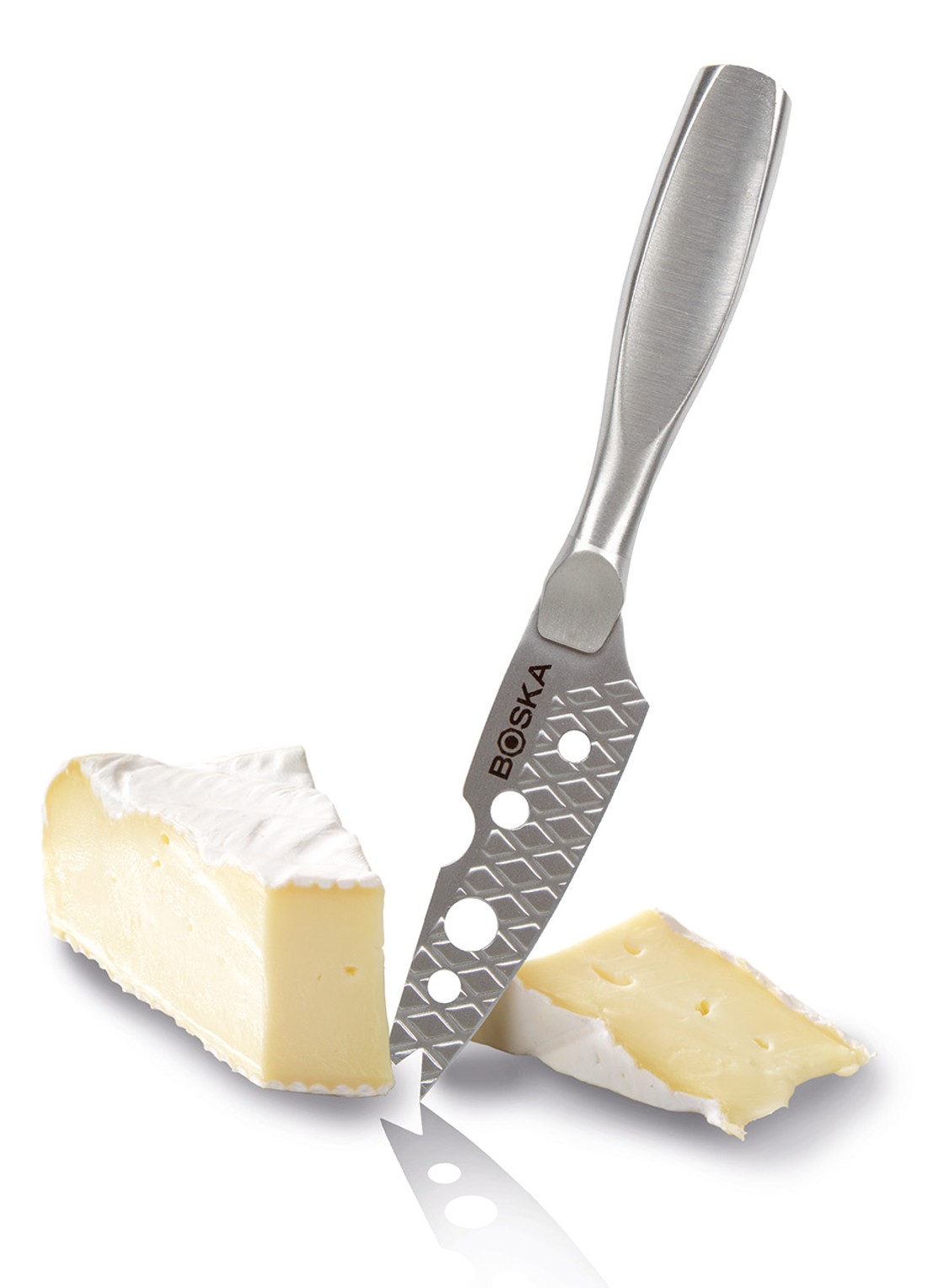 Boska Monaco+ Nr. 3 Mini kaasmes 8 cm - voorkant 3 zilver
