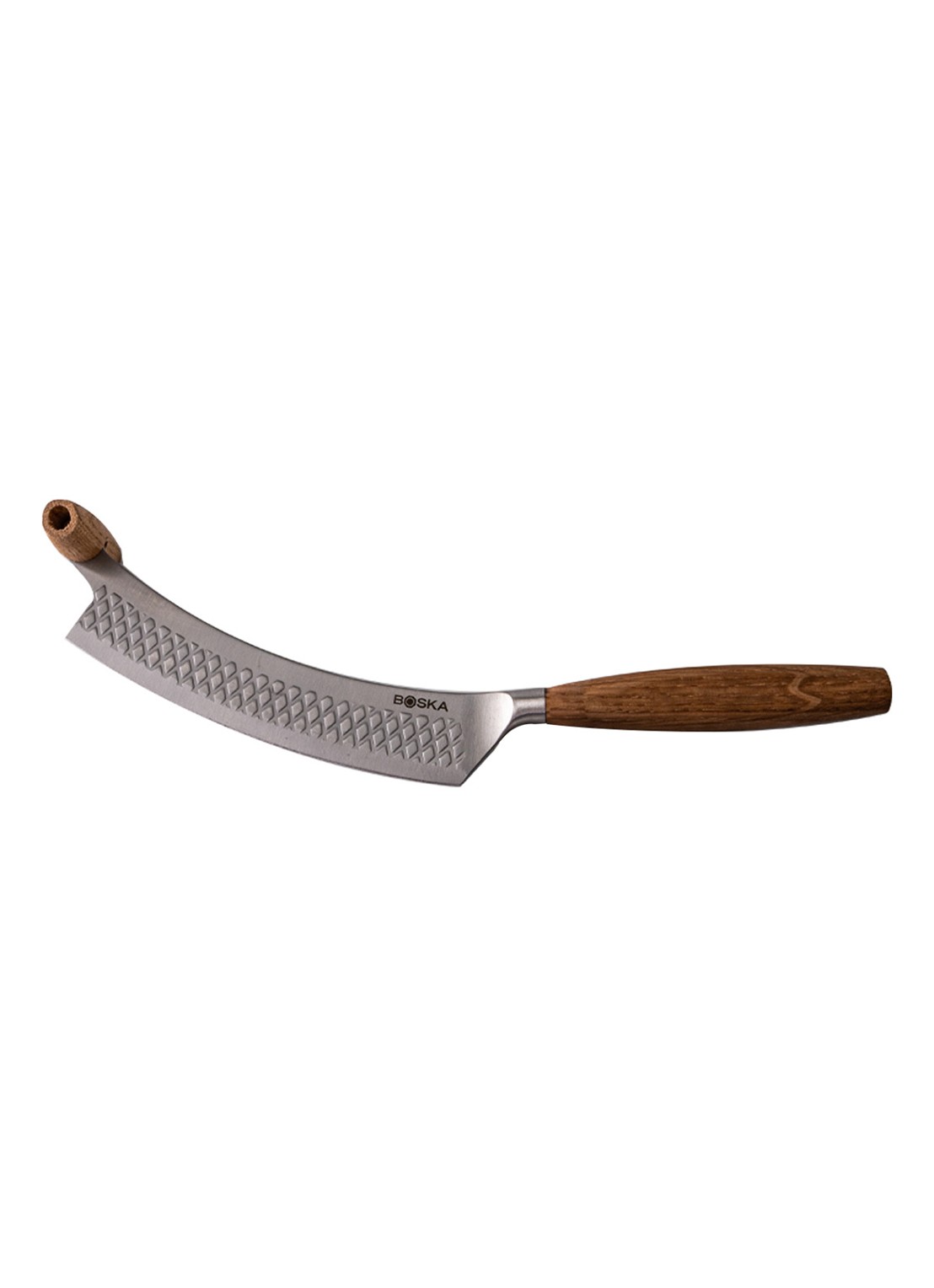 Boska Oslo pizza- en kaasmes 45 cm - voorkant 2 zilver