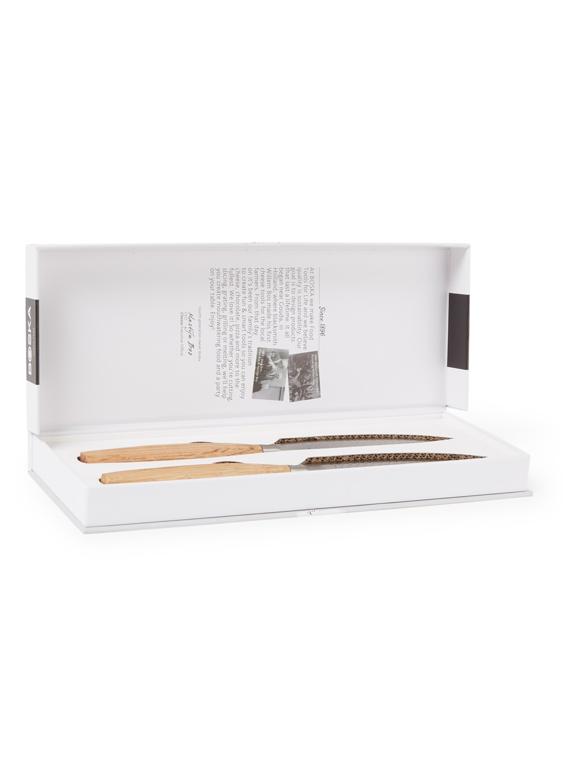 Boska Oslo steakmessen 2-delig - voorkant donkerbeige