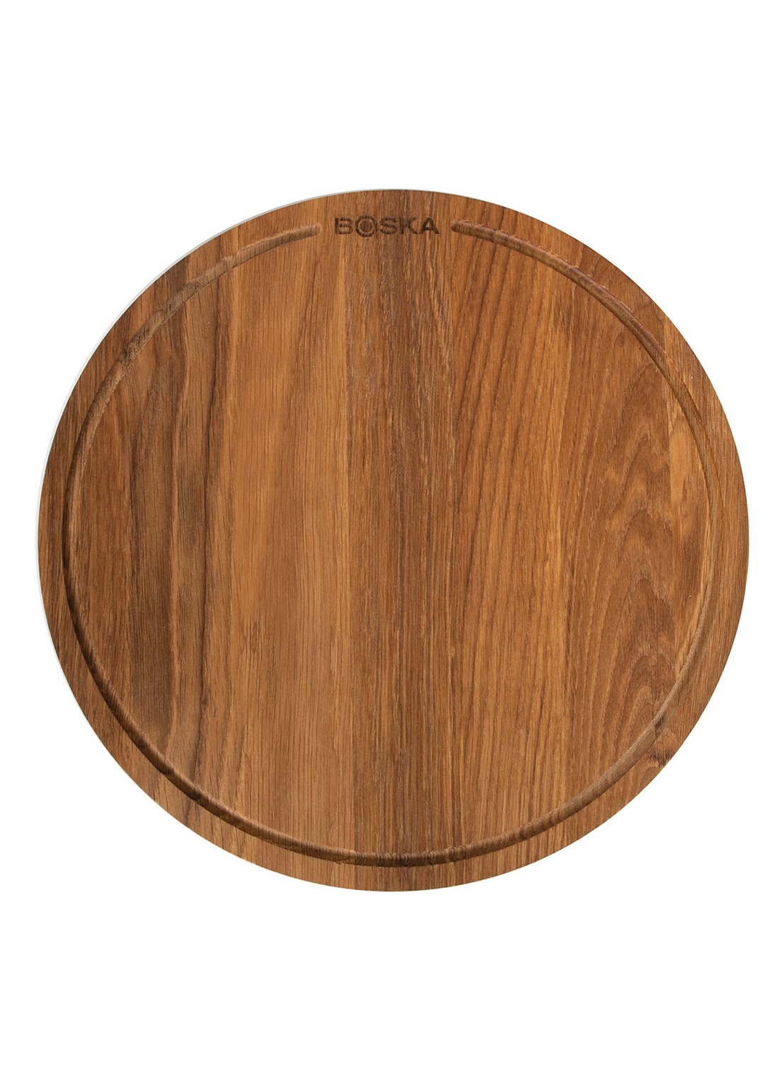 Boska Pizza snij- en serveerplank 34 cm - voorkant bruin