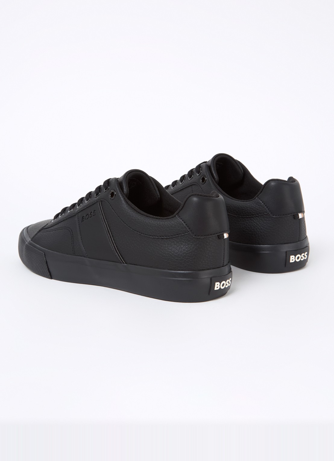 BOSS Aiden sneaker met logo - achterkant zwart