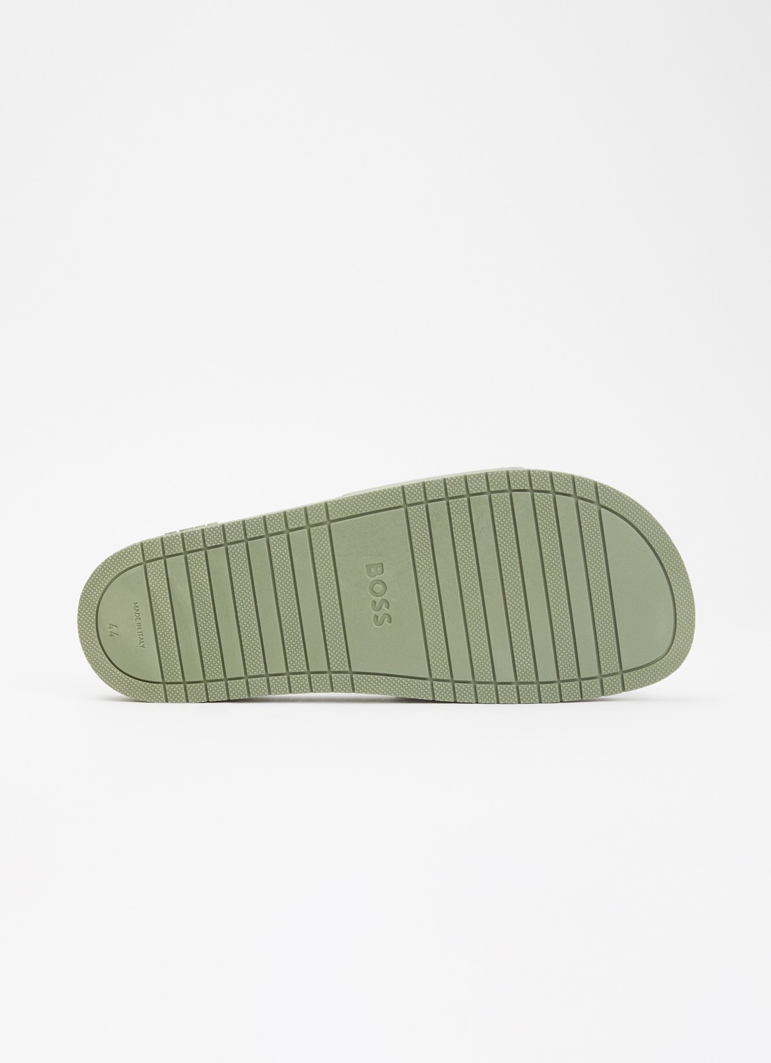 BOSS Aryeh slipper met logo - detail 5 lindegroen