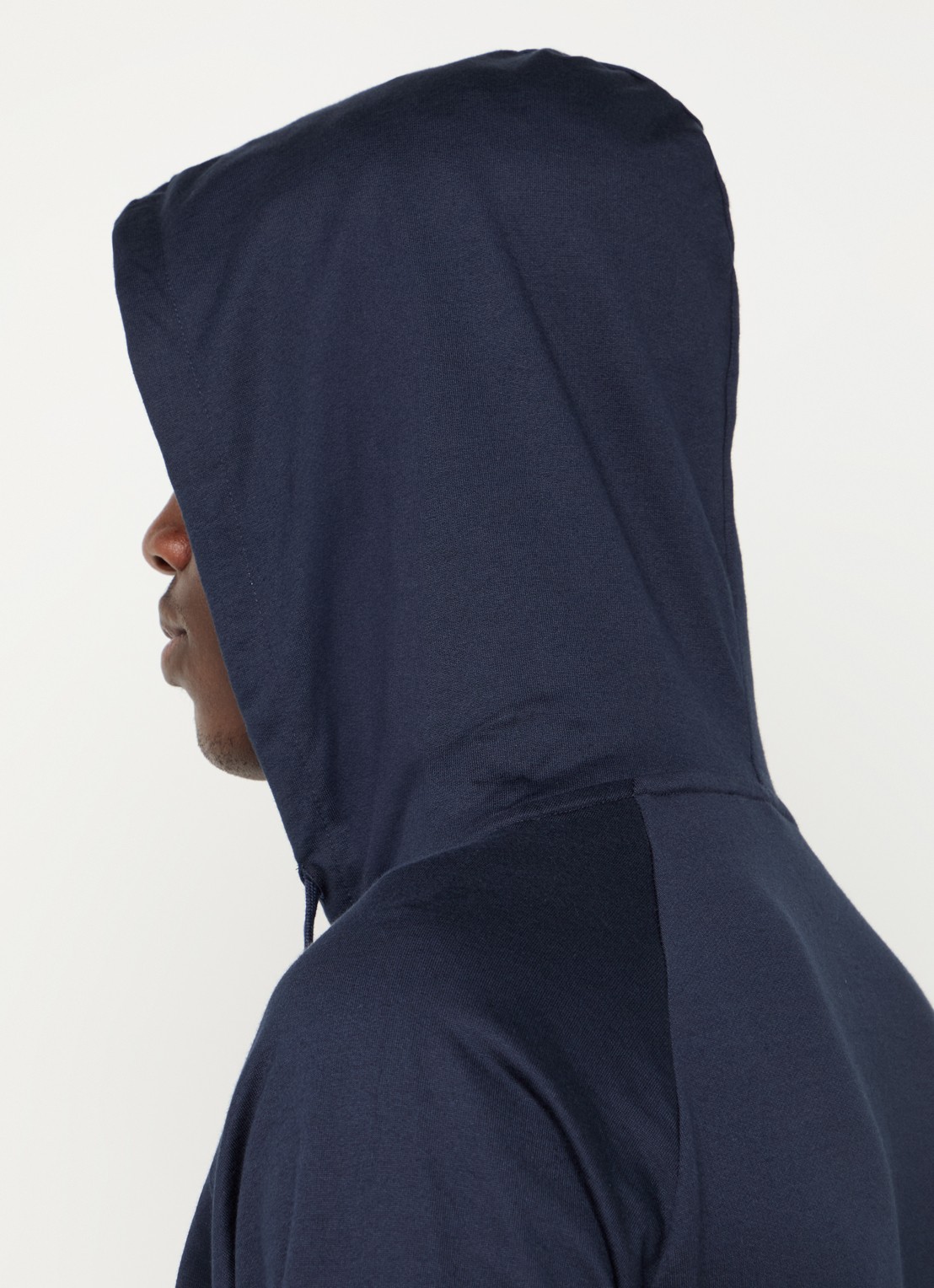 BOSS Authentic sweatvest met capuchon en logo - detail 5 dark blue-403 / blauw