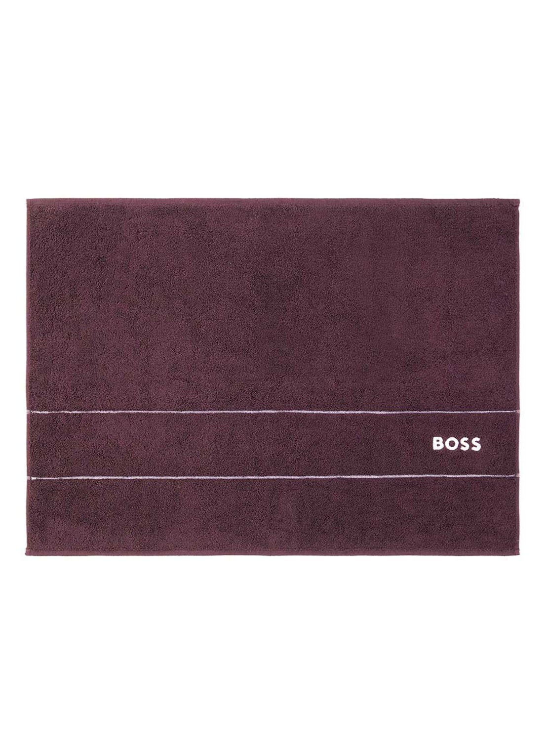 BOSS Azalea badmat - 50 x 70 cm - voorkant bordeauxrood