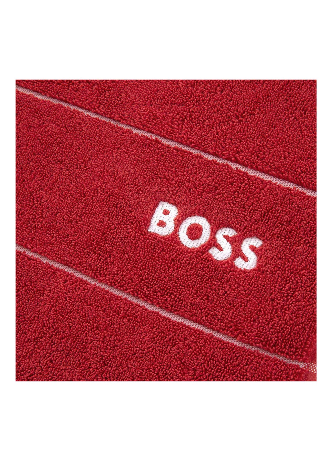 BOSS Azalea badmat - 50 x 70 cm - detail rood