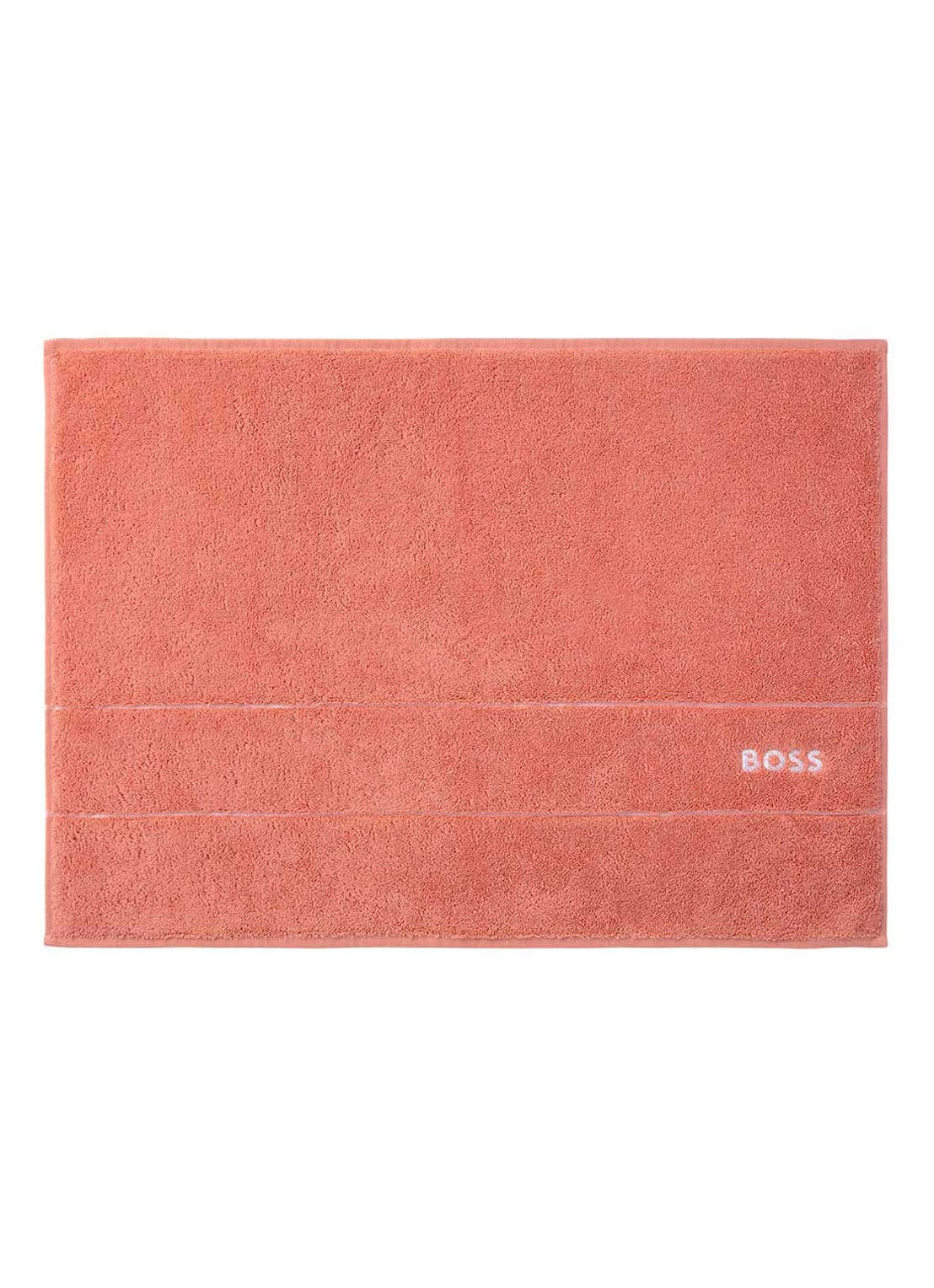BOSS Azalea badmat - 50 x 70 cm - voorkant 2 koraalroze
