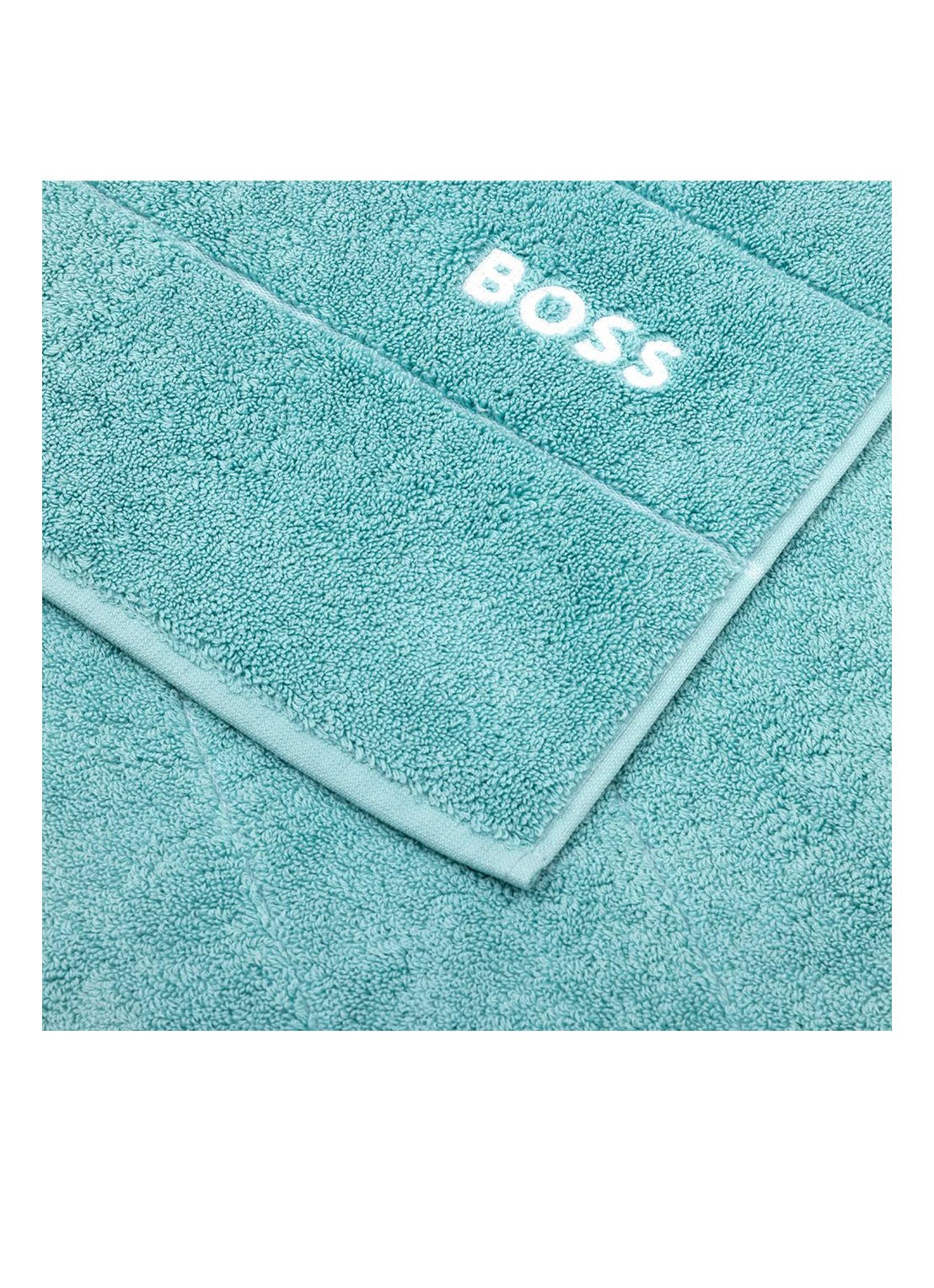 BOSS Azalea badmat - 50 x 70 cm - voorkant 2 turquoise
