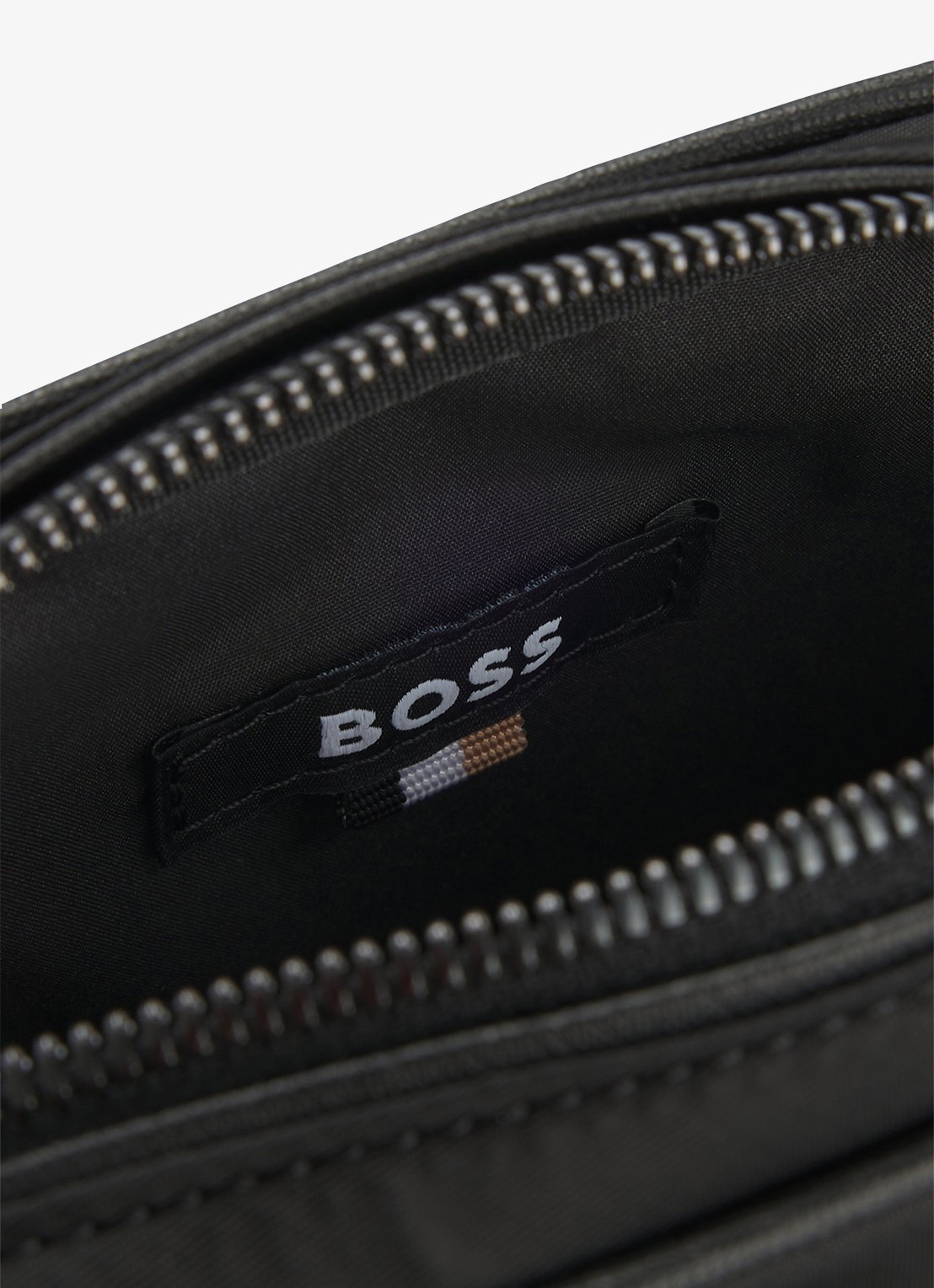 BOSS B-Icon crossbodytas met logo - achterkant zwart