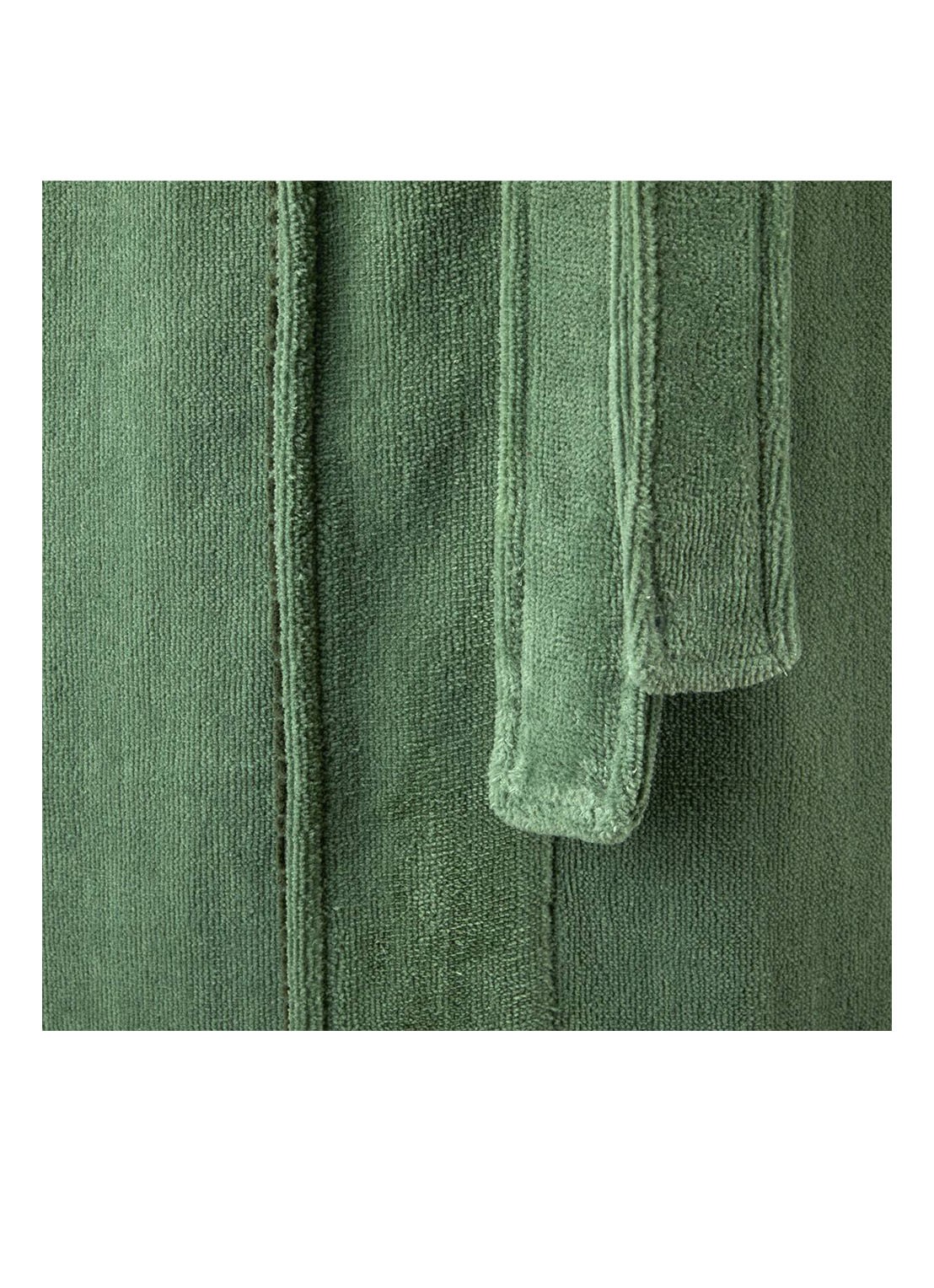 BOSS Badjas met logoborduring - detail 11 groen
