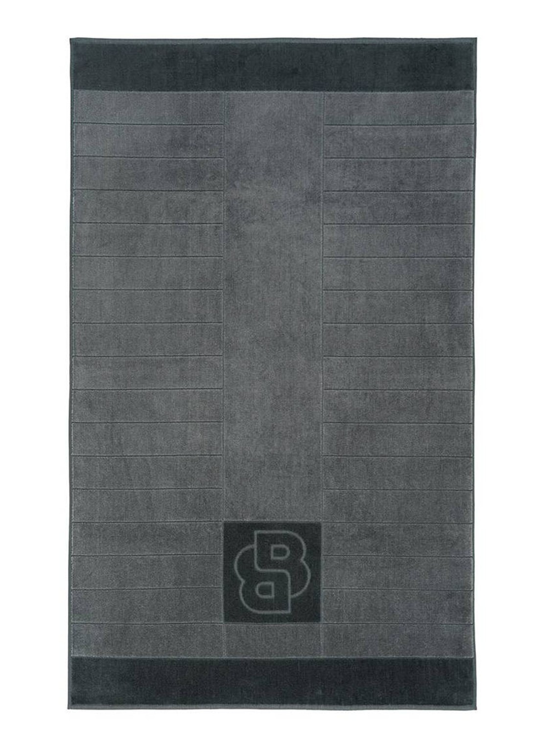 BOSS Badlaken 90 x 150 cm - voorkant grijs