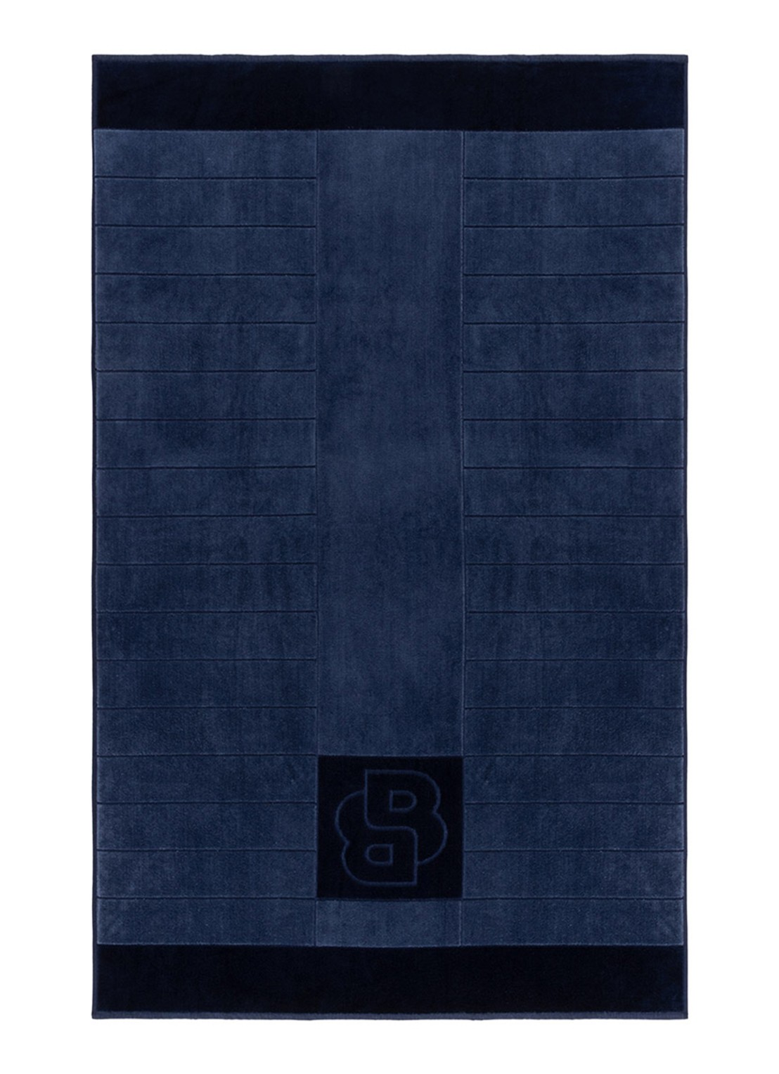 BOSS Badlaken 90 x 150 cm - voorkant 3 donkerblauw