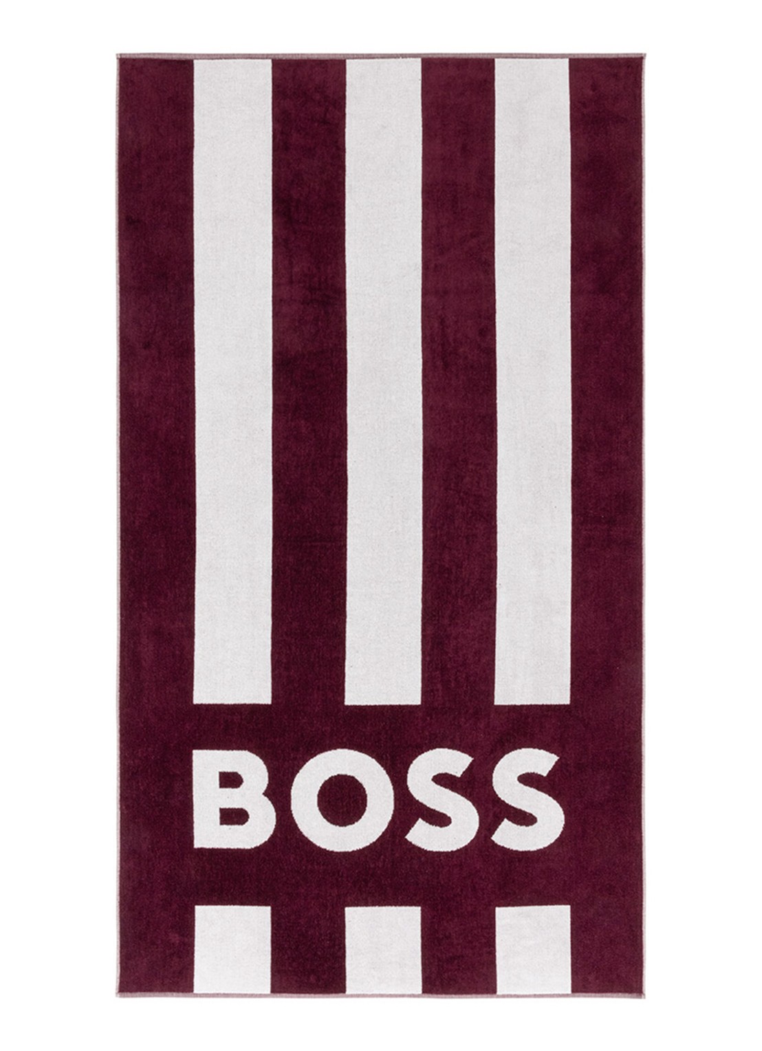 BOSS Bath strandlaken 90 x 160 cm - voorkant bordeauxrood