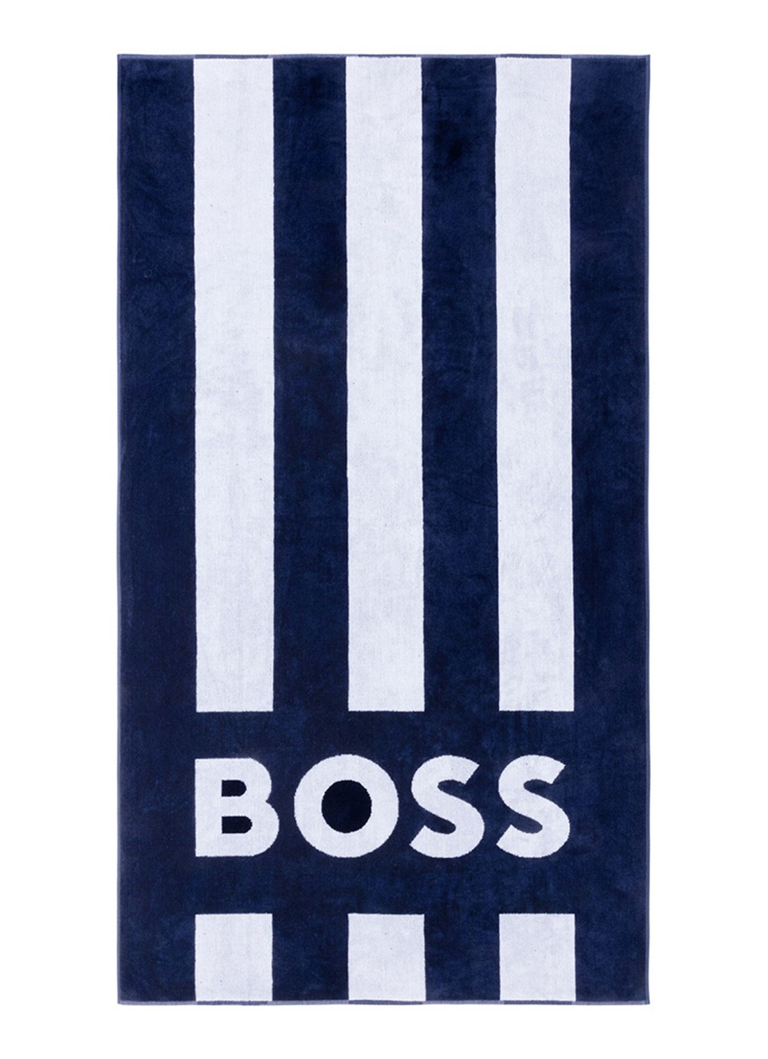 BOSS Bath strandlaken 90 x 160 cm - voorkant 2 donkerblauw