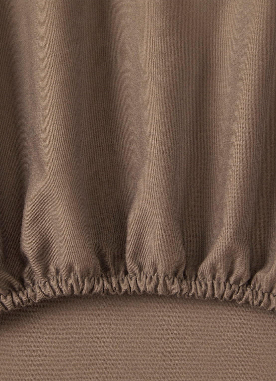 BOSS Beboss hoeslaken van katoen, hoekhoogte 35 cm - voorkant 4 camel