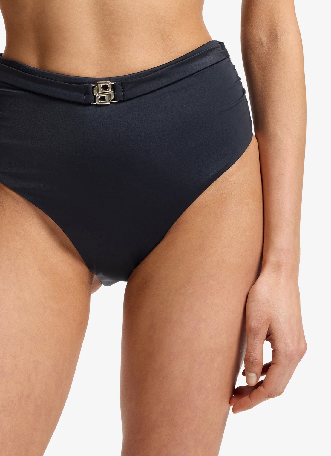 BOSS Bikinibroekje met logo - detail 3 donkerblauw