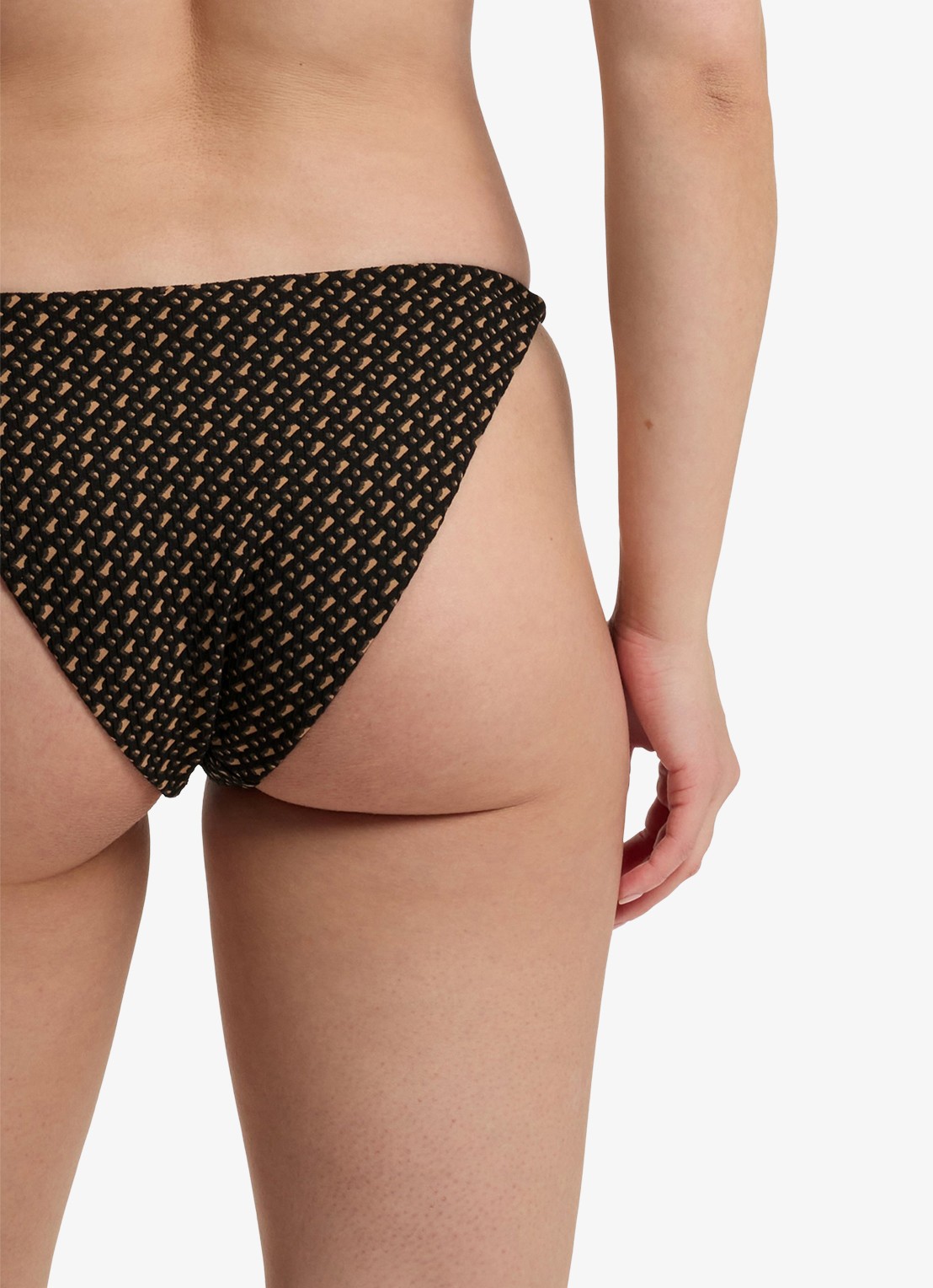 BOSS Bikinislip met logoprint  - detail 2 zwart